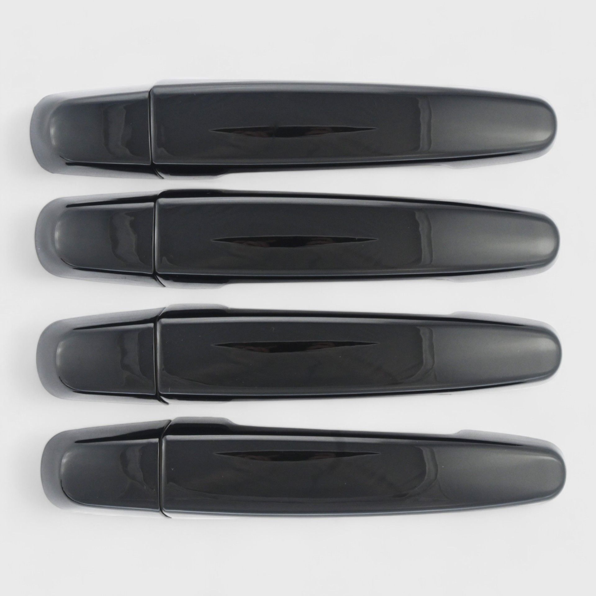 13-20 Chevrolet Impala No Smart Key 8 Piece Gloss Black Snap-on W/Tape Patented Door Handle Cover