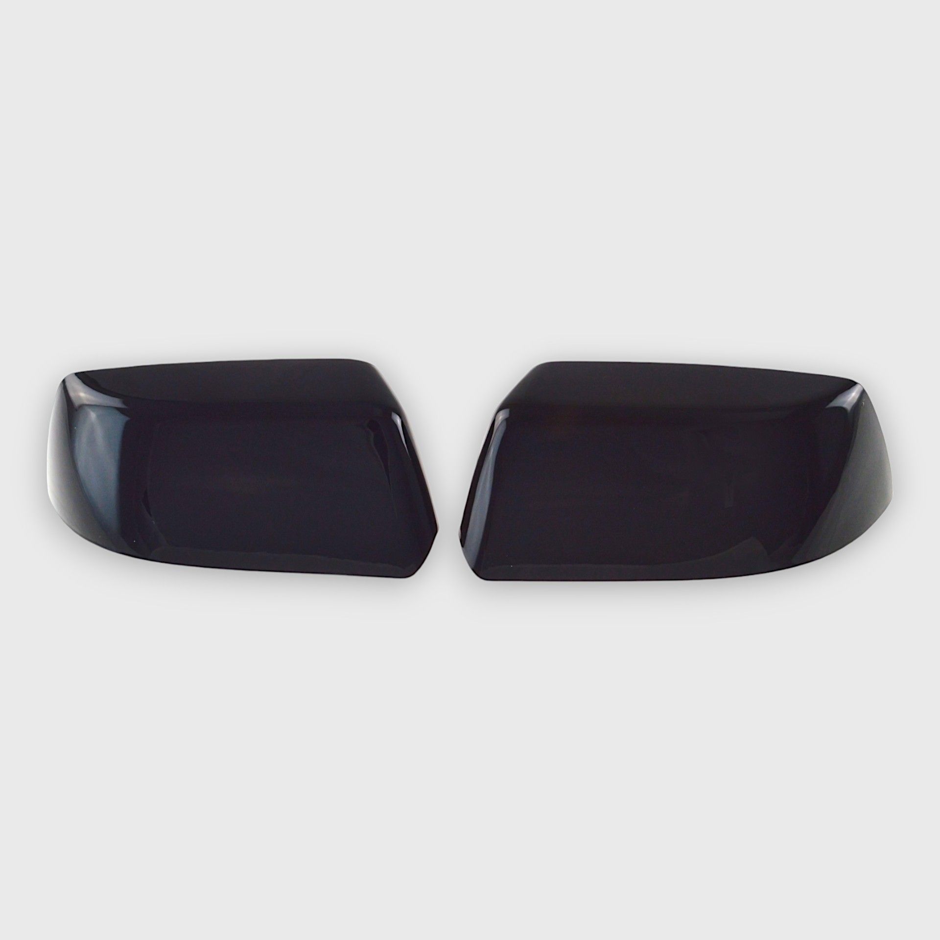 15-20 Chevrolet Tahoe/Suburban, 15-20 GMC Yukon 2 Piece Top Gloss Black Tape-on Mirror Cover