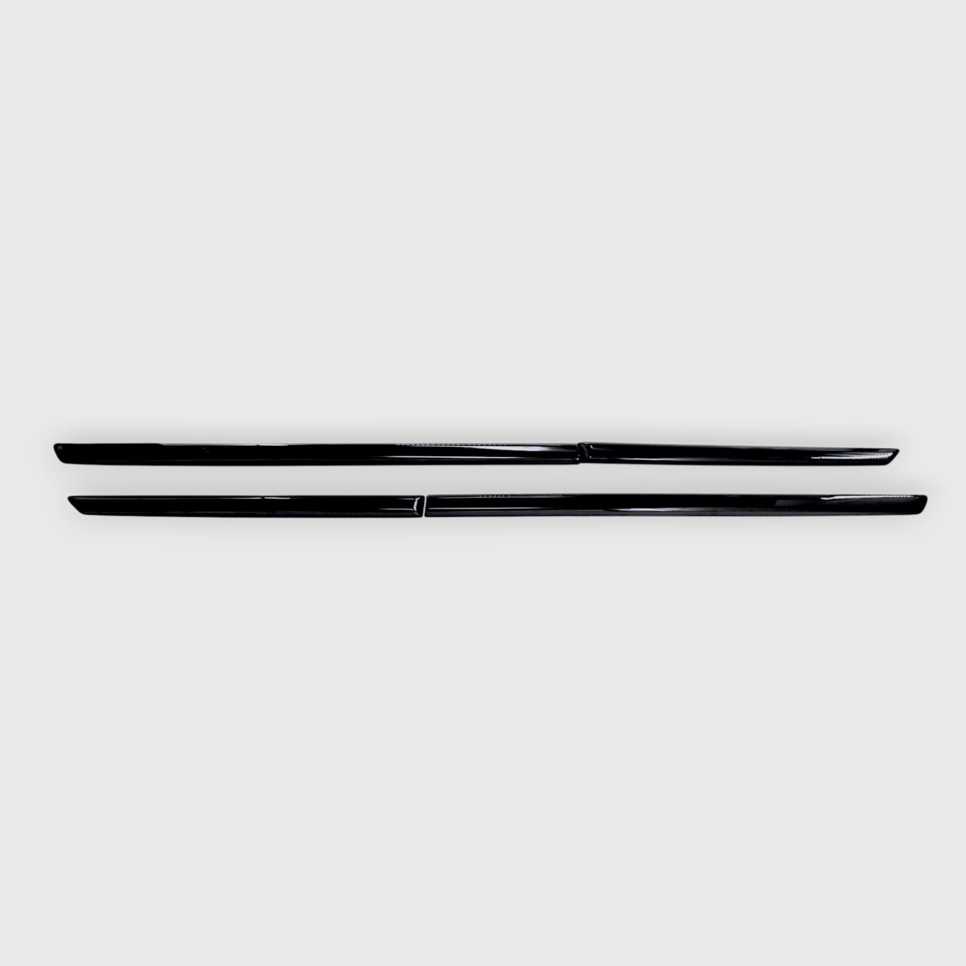 21-24 GMC Yukon 4 Piece Gloss Black Tape-on Door Molding Set