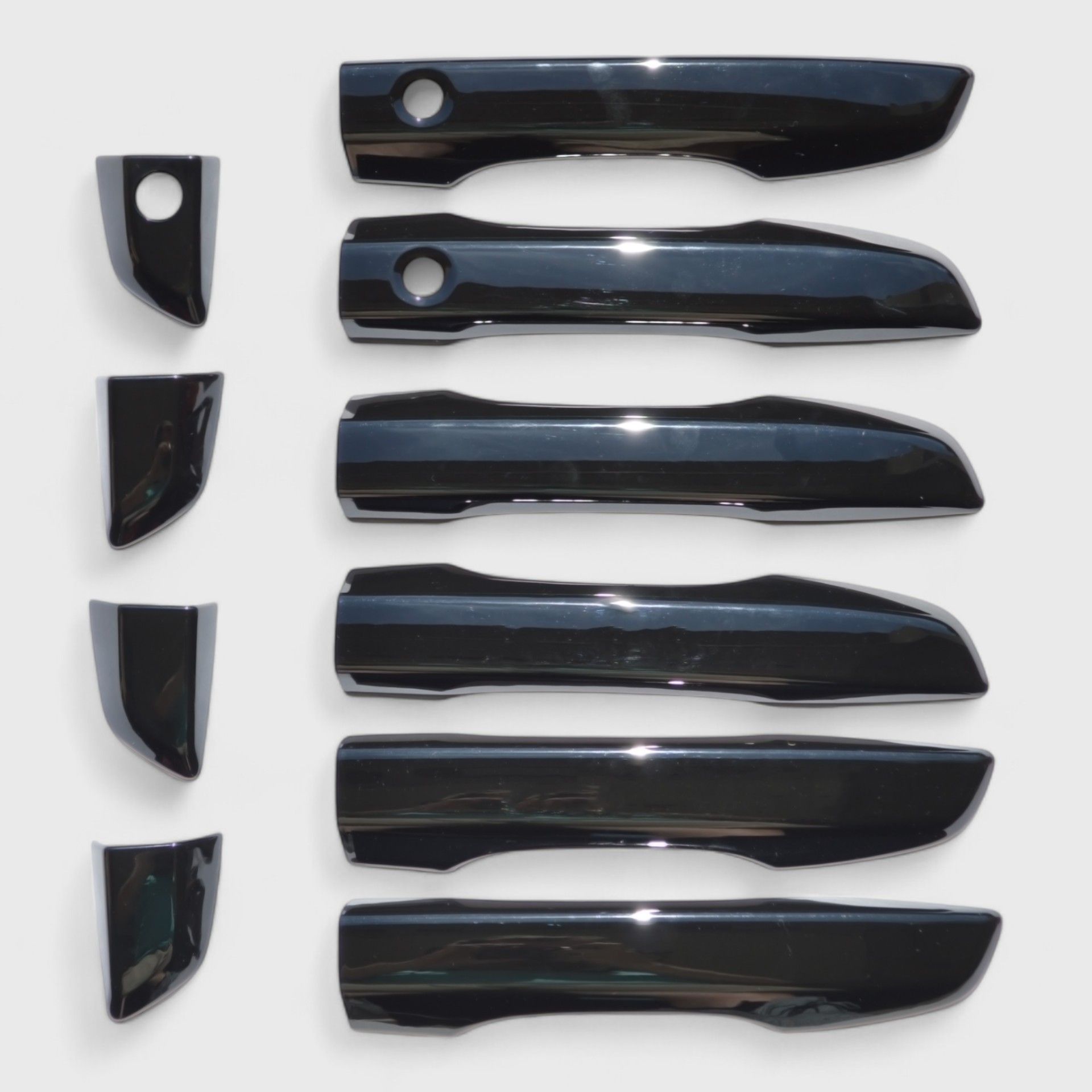 16-21 Honda Civic W/ or W/O Smart Key 10 Piece Gloss Black Snap-on W/Tape Patented Door Handle Cover