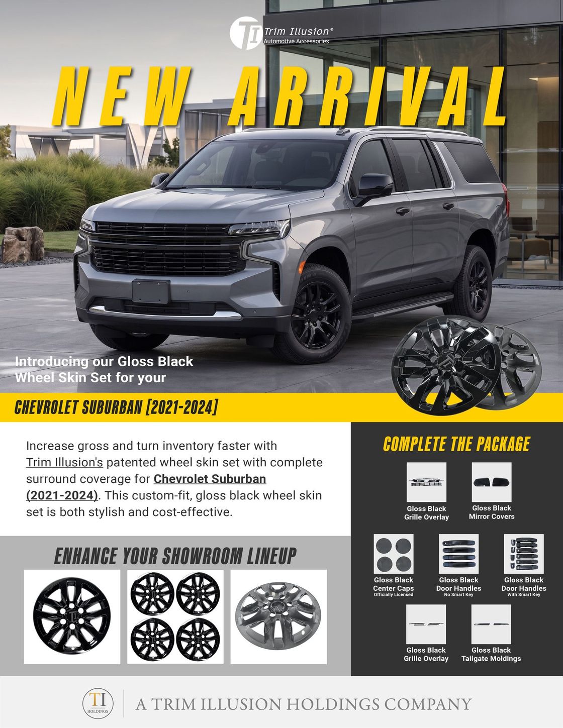 WSK724-18BLK (Chevrolet Suburban) New Arrival Flyer