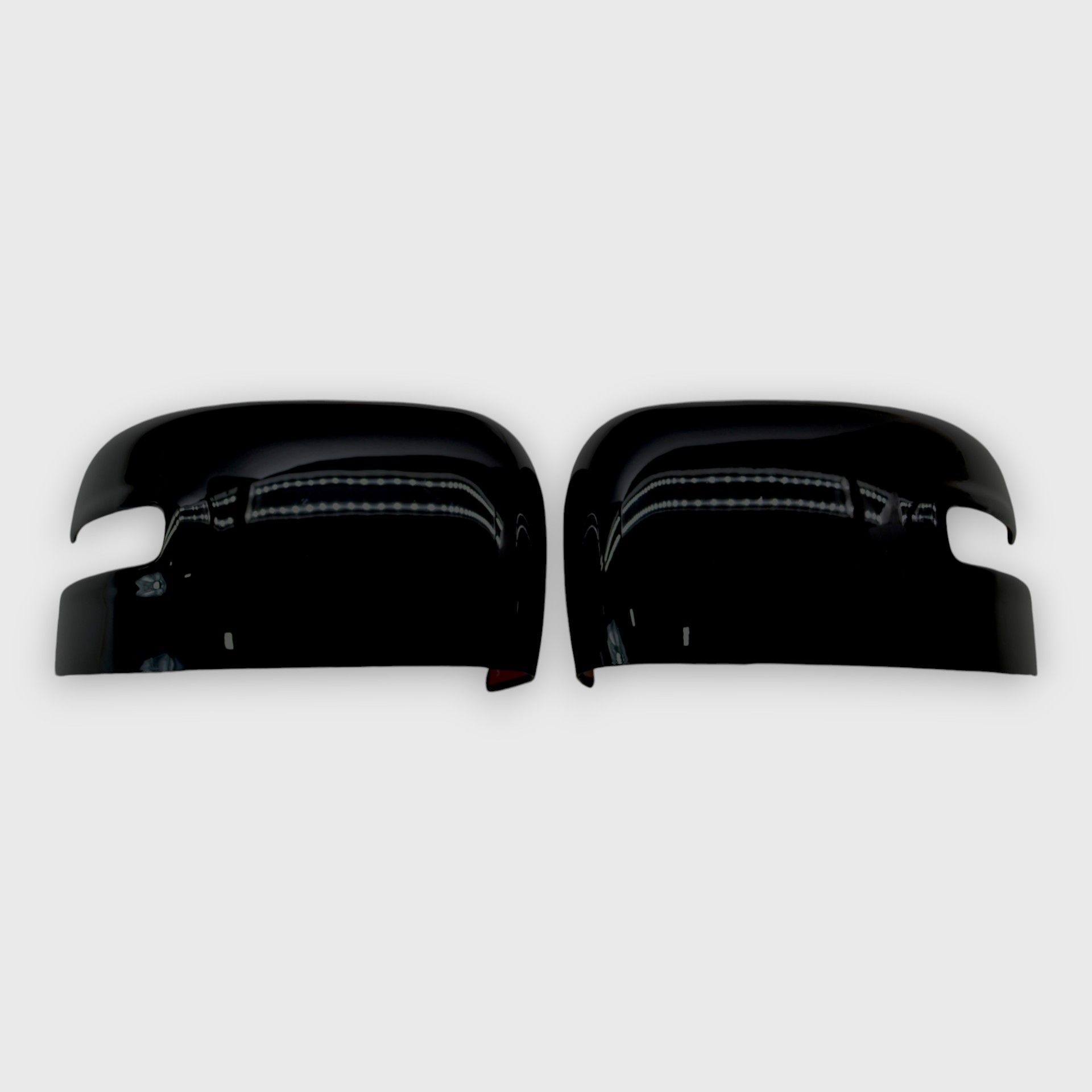 15-24 Jeep Renegade 2 Piece With Turn Signal Full Gloss Black Tape-on Mirror Cover