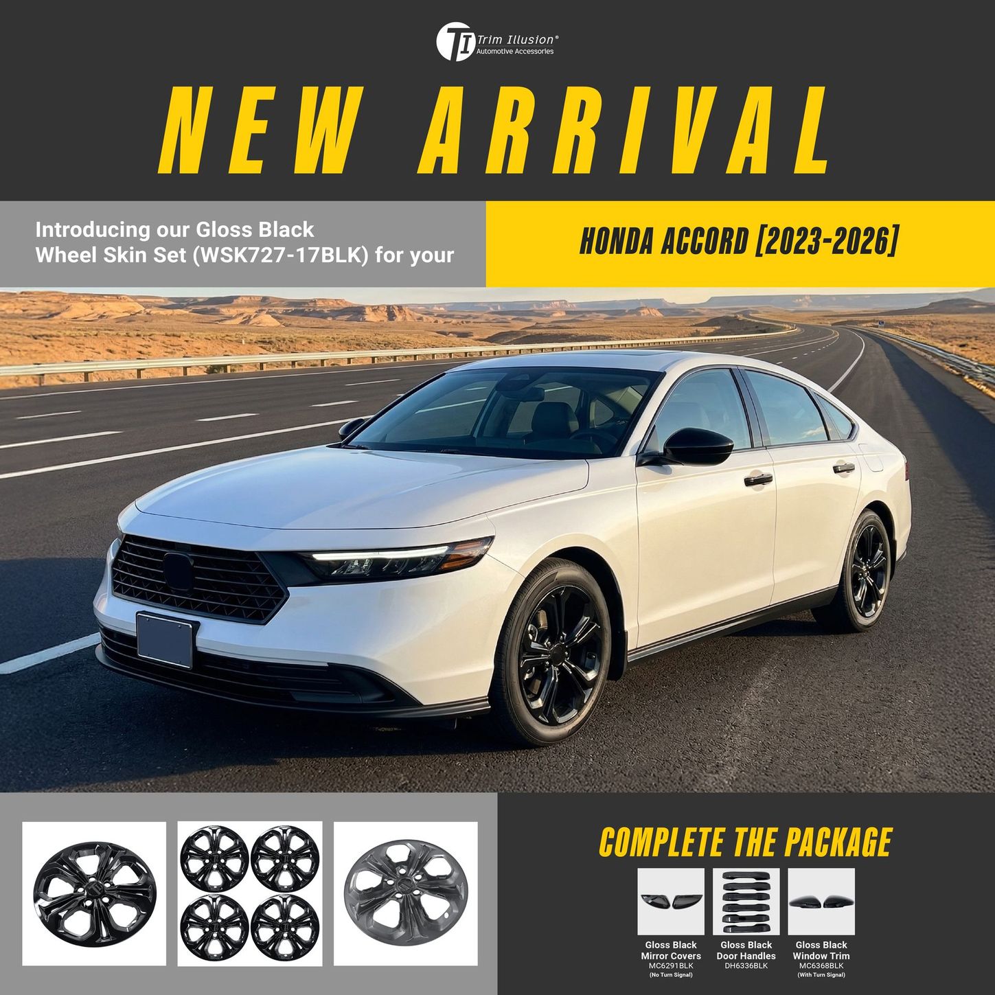 WSK727-17BLK (Honda Accord 23-26)
