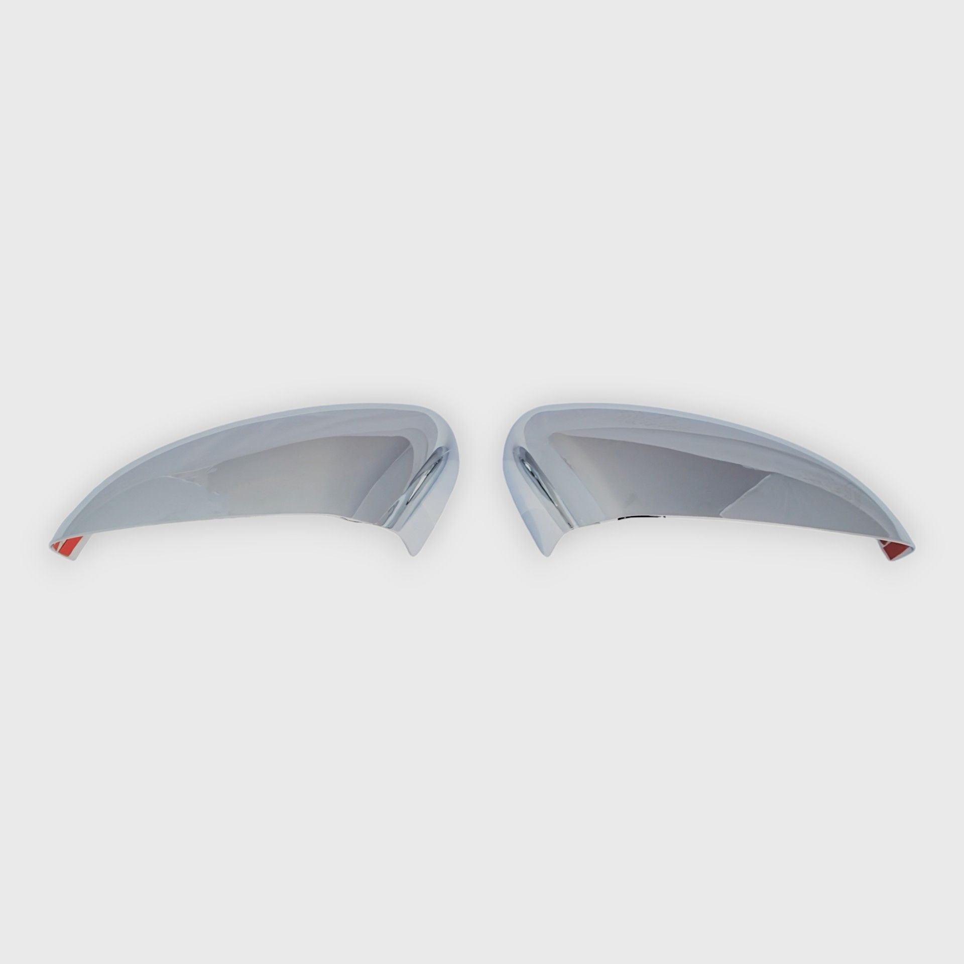 18-26 Honda Accord 2 Piece No Turn Signal Top Chrome Tape-on Mirror Cover