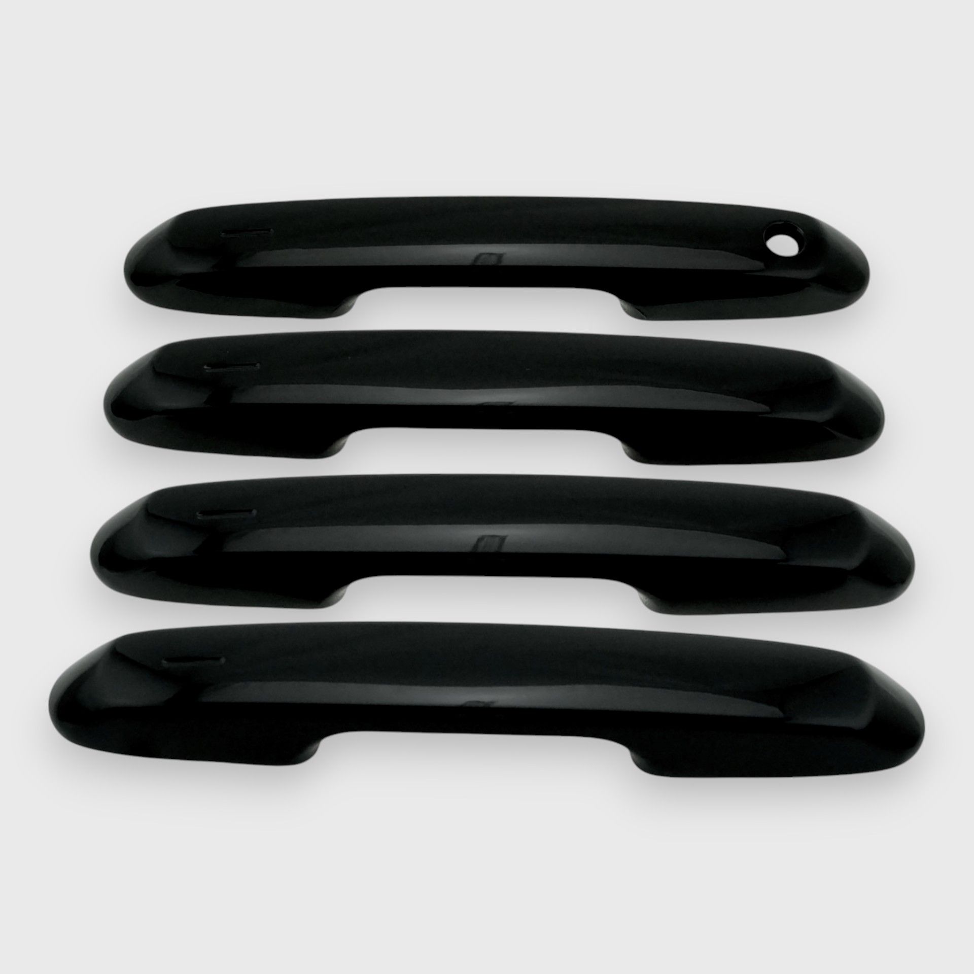 24-25 Lexus GX550, 24-26 Toyota Grand Highlander/Land Cruiser Works over Keyless Sensors 4 Piece Gloss Black Snap-on W/Tape Patented Door Handle Cover