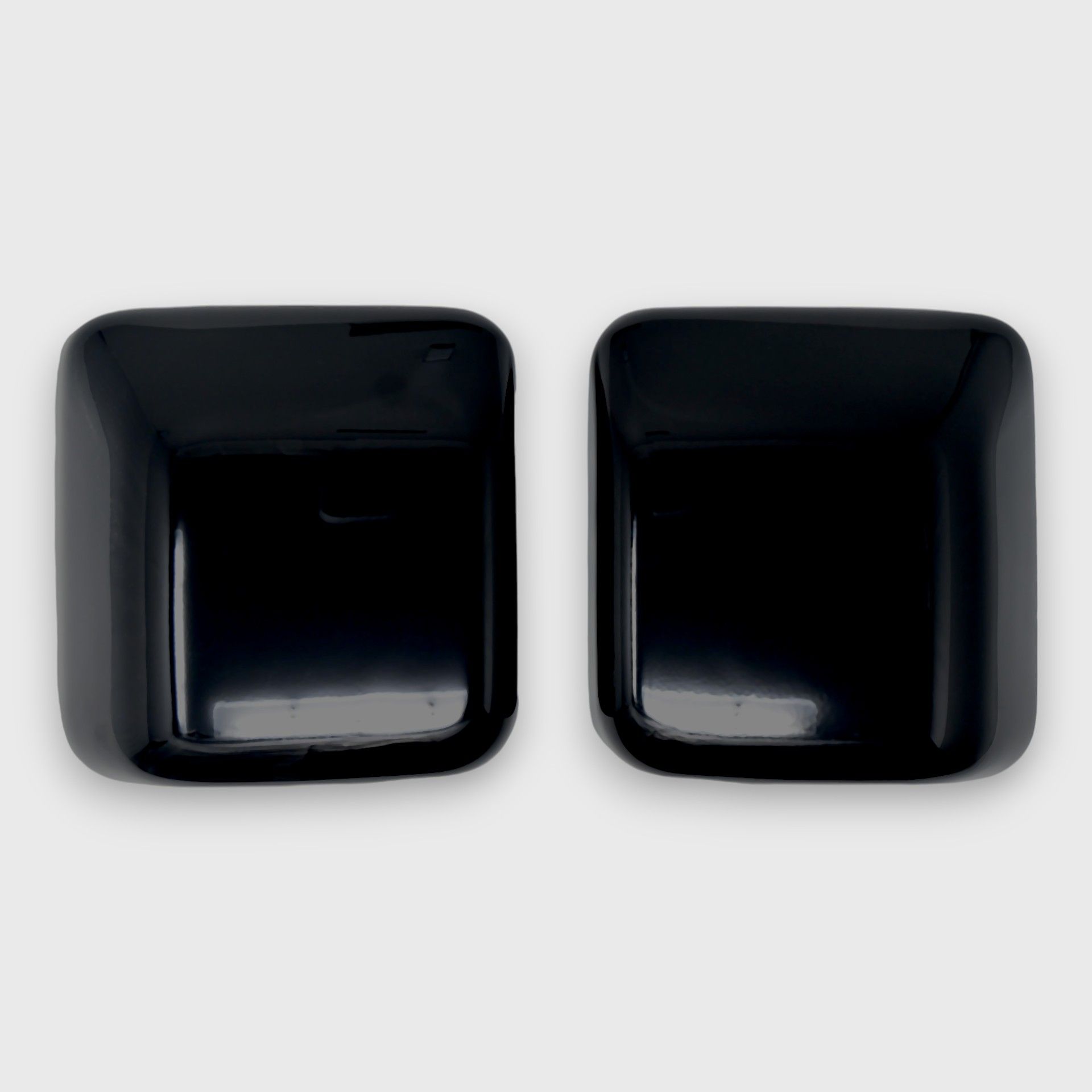 18-26 Jeep Wrangler, 20-26 Jeep Gladiator JL 2 Piece No Turn Signal Full Gloss Black Tape-on Mirror Cover