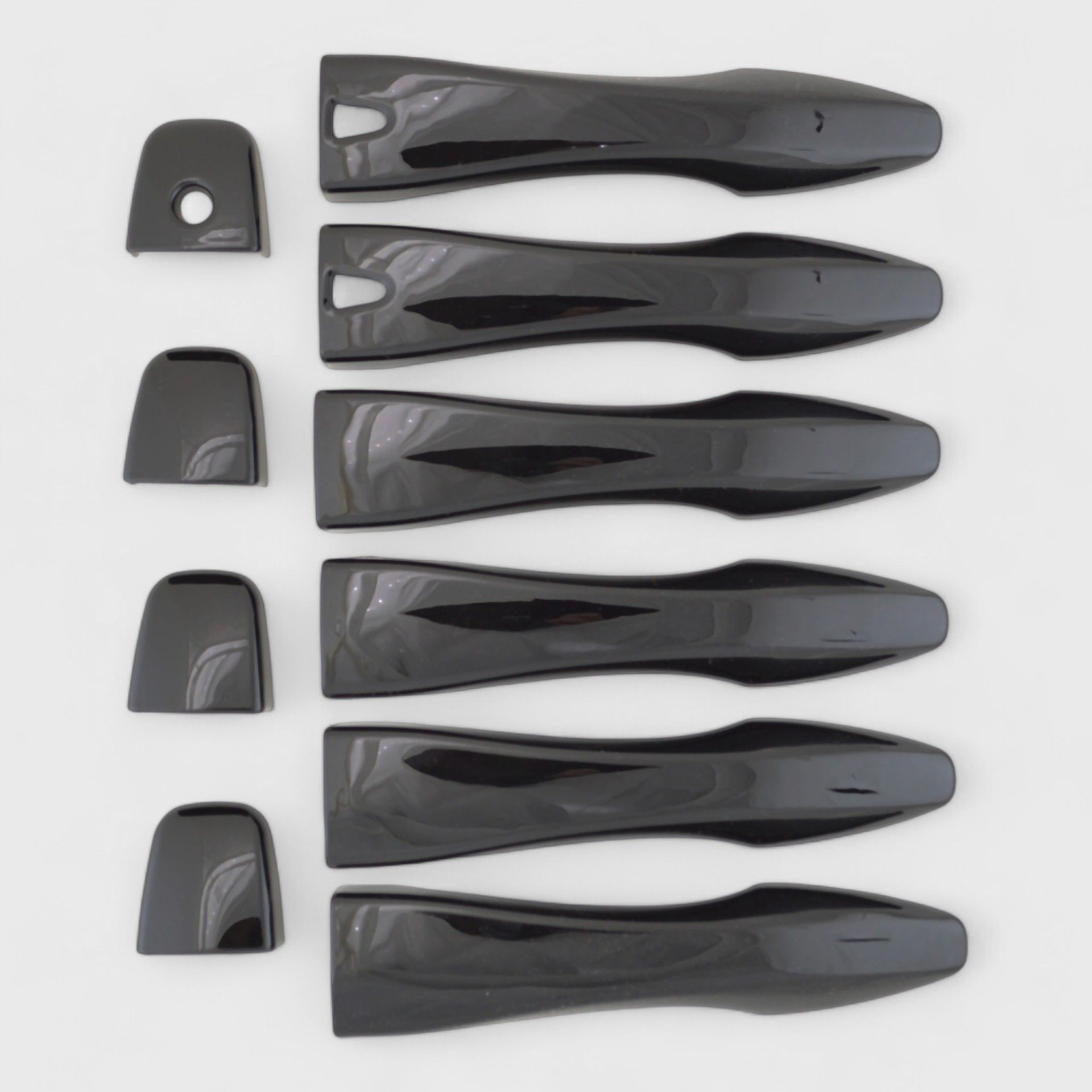 13-18 Nissan Altima, 13-21 Nissan Pathfinder W/ or W/O Smart Key 10 Piece Gloss Black Snap-on W/Tape Patented Door Handle Cover