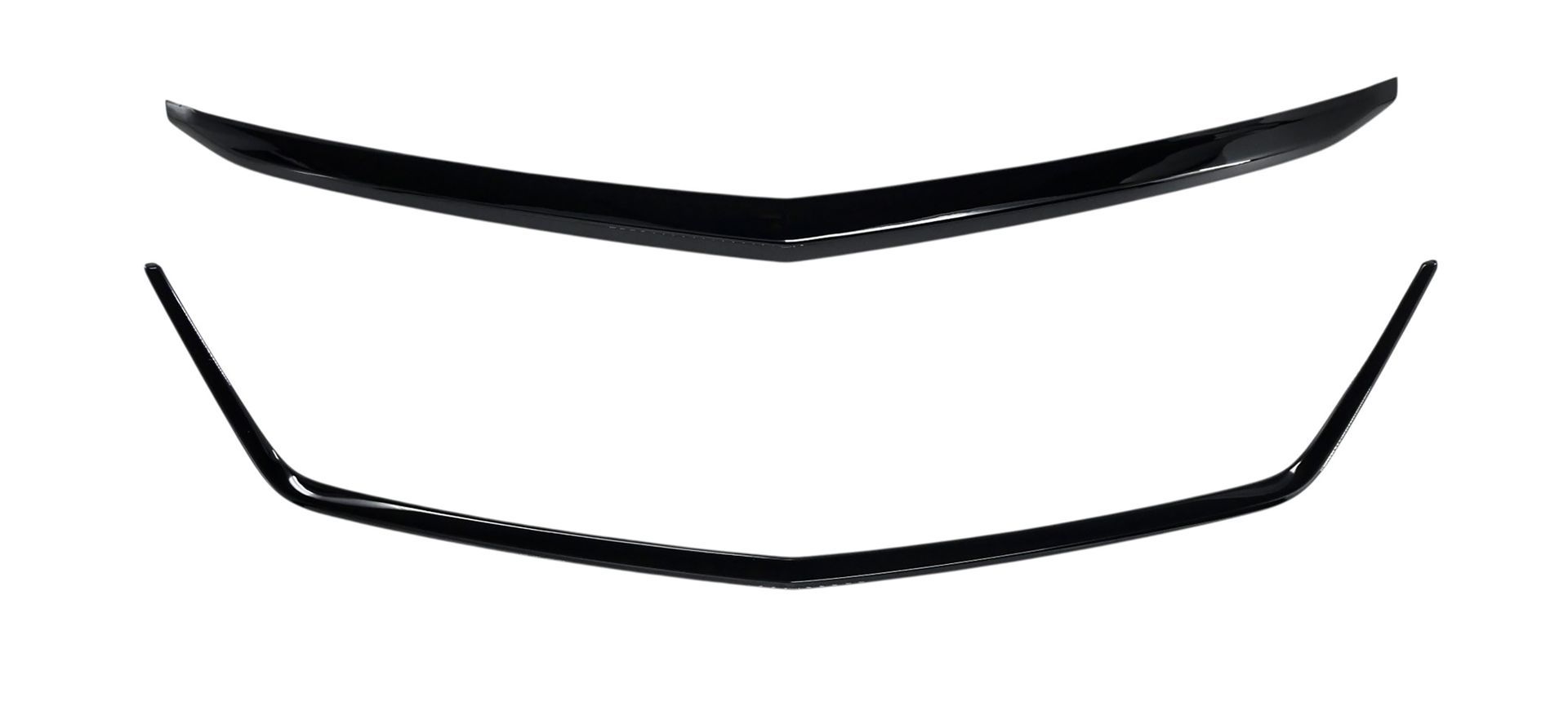24-25 Cadillac XT4 2 PCS Gloss Black Tape-on Grille Overlay