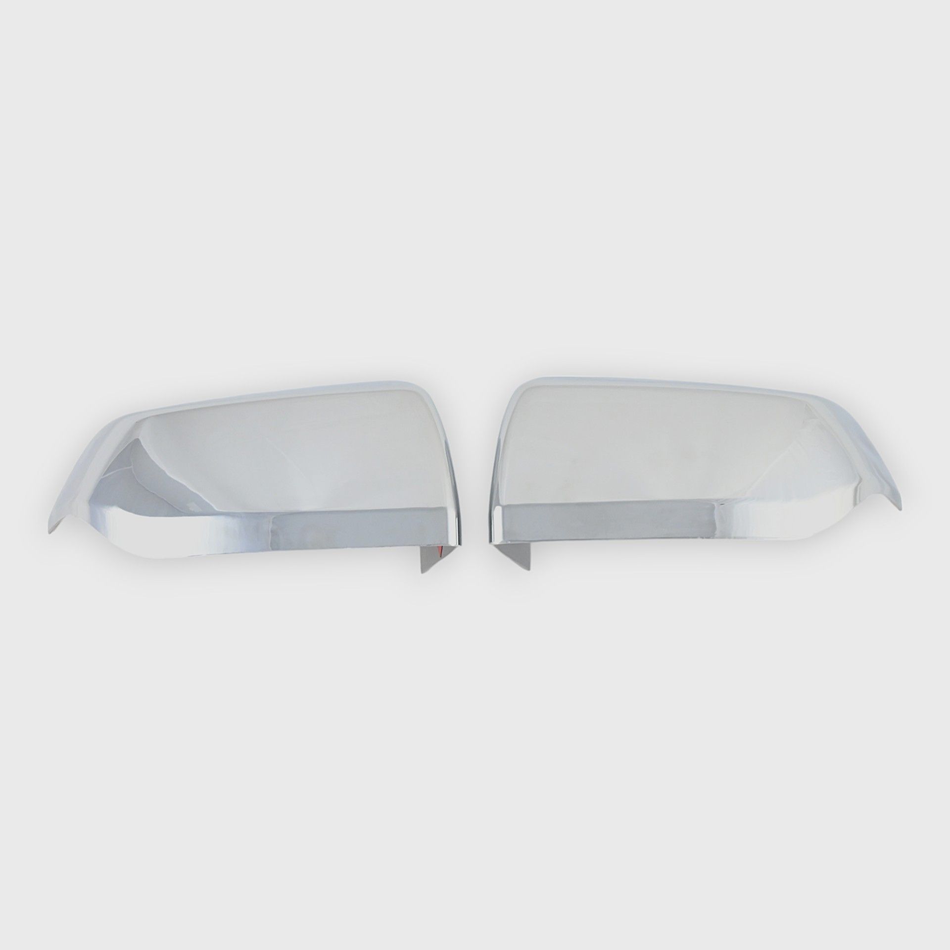 21-26 Chevrolet Suburban/Tahoe, 24-26 Chevrolet Silverado EV, 21-26 GMC Yukon/Yukon XL, 24-26 GMC Sierra EV, 21-26 Cadillac Escalade 2 Piece W/ or W/O Turn Signal Top Chrome Tape-on Mirror Cover