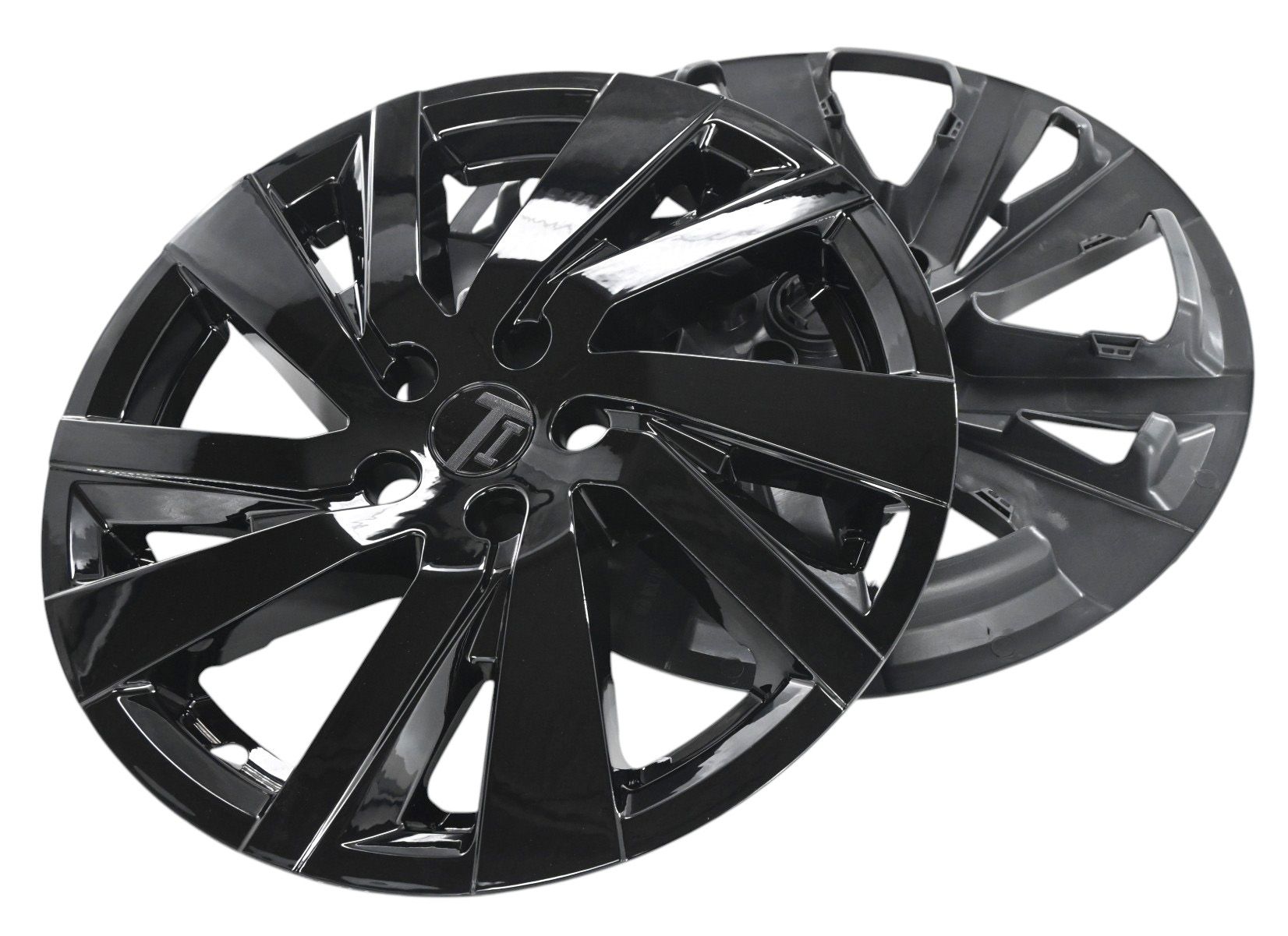 22-24 Chevrolet Equinox 8 PCS Gloss Black Snap-on Wheel Skin Set
