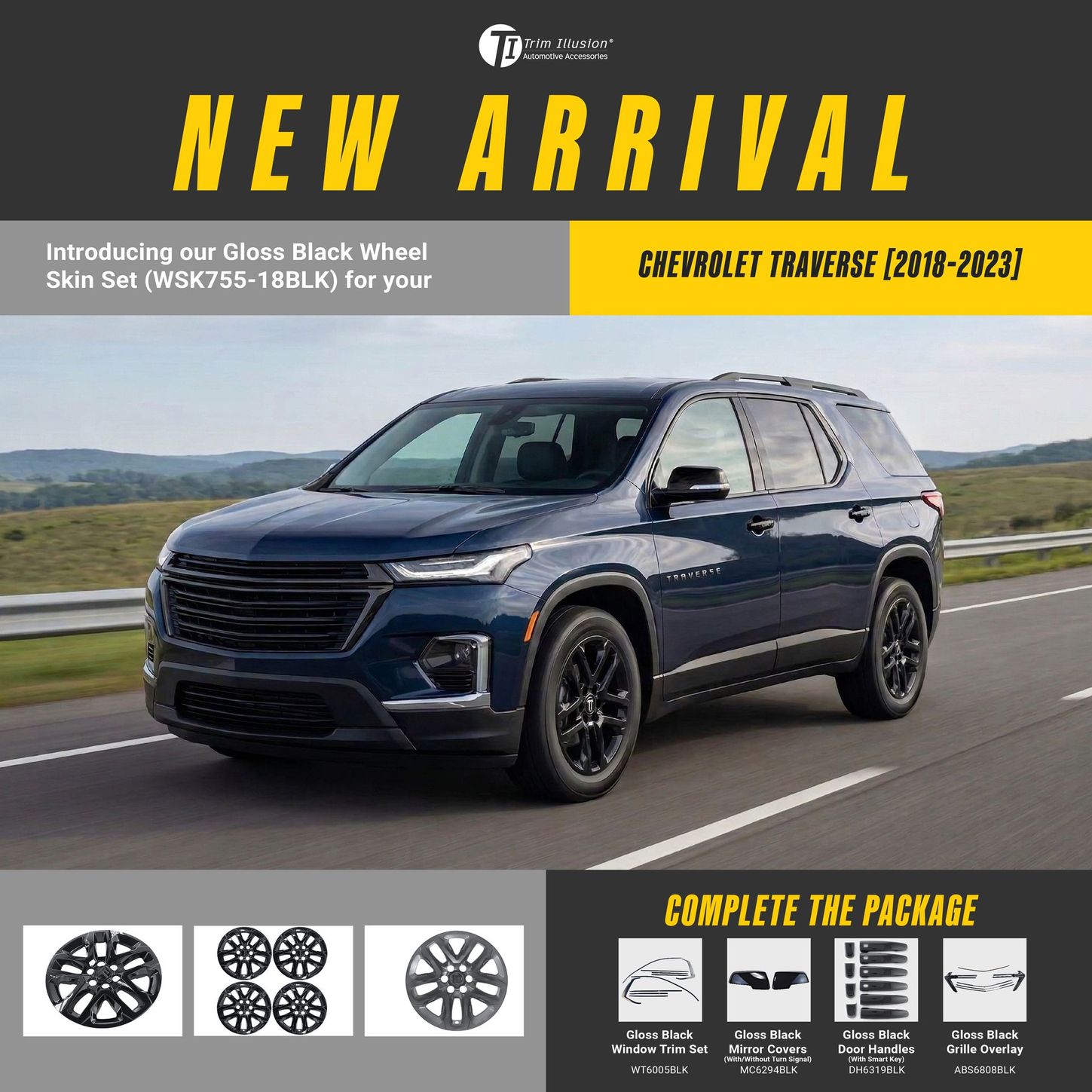 WSK755-18BLK (Chevrolet Traverse 22-23)