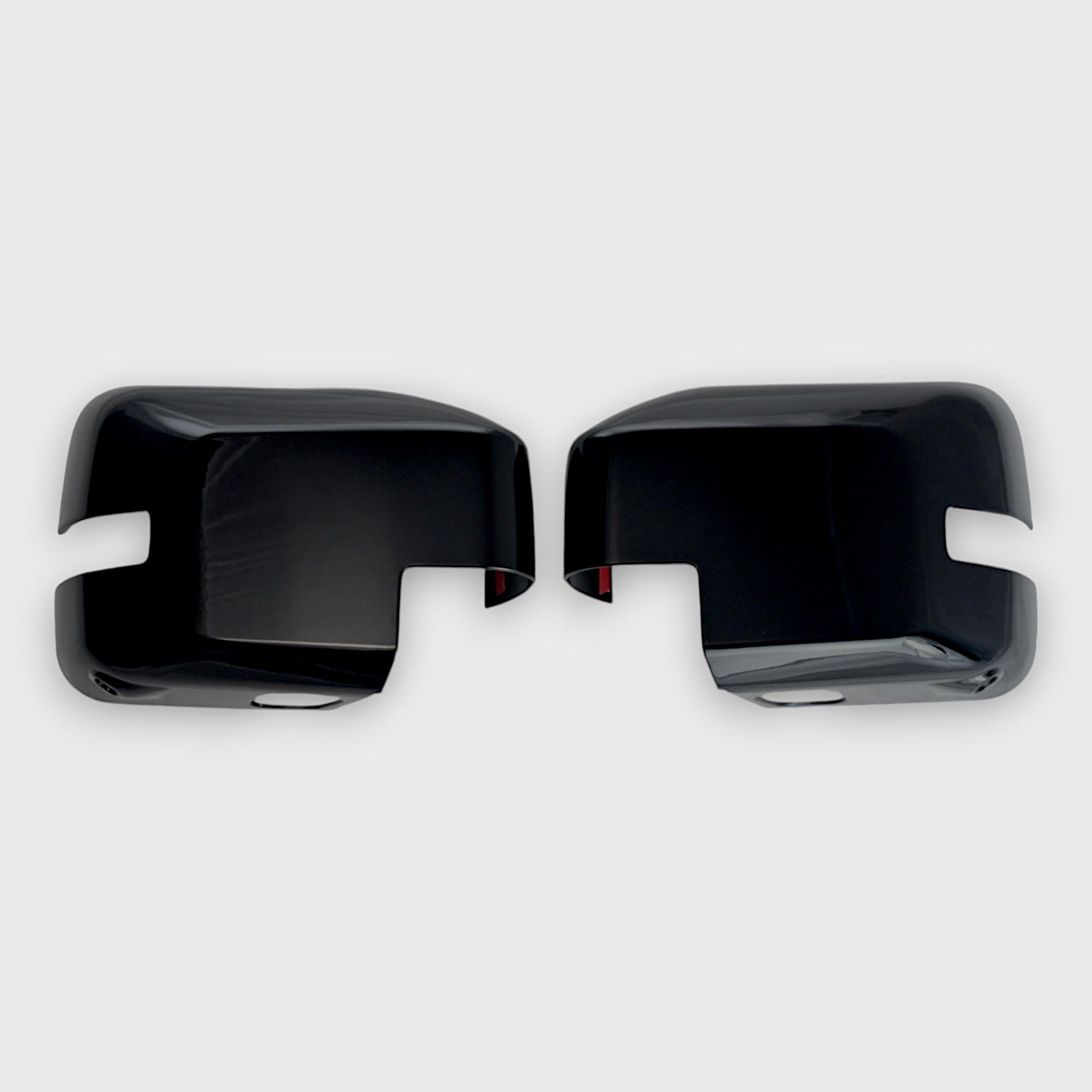 21-25 Ford Bronco With or W/O Camera 2 Piece With Turn Signal Full Gloss Black Tape-on Mirror Cover