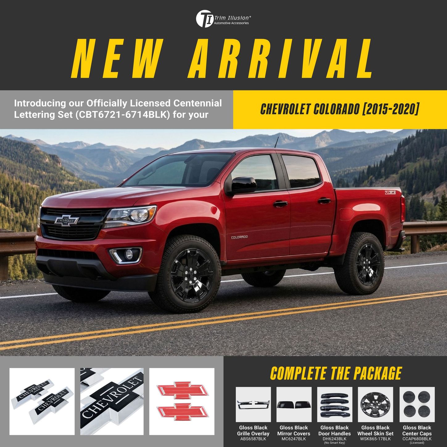 CBT6721-6714BLK (Chevrolet Colorado)