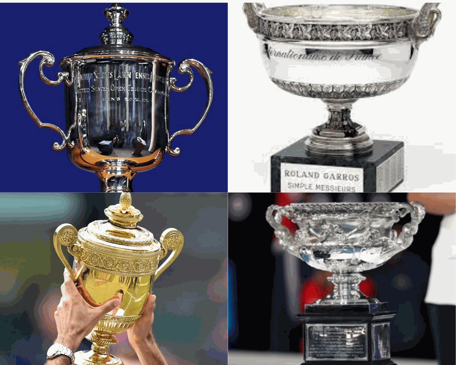 The Grand Slam Tennis Trophies — Oldani Brothers