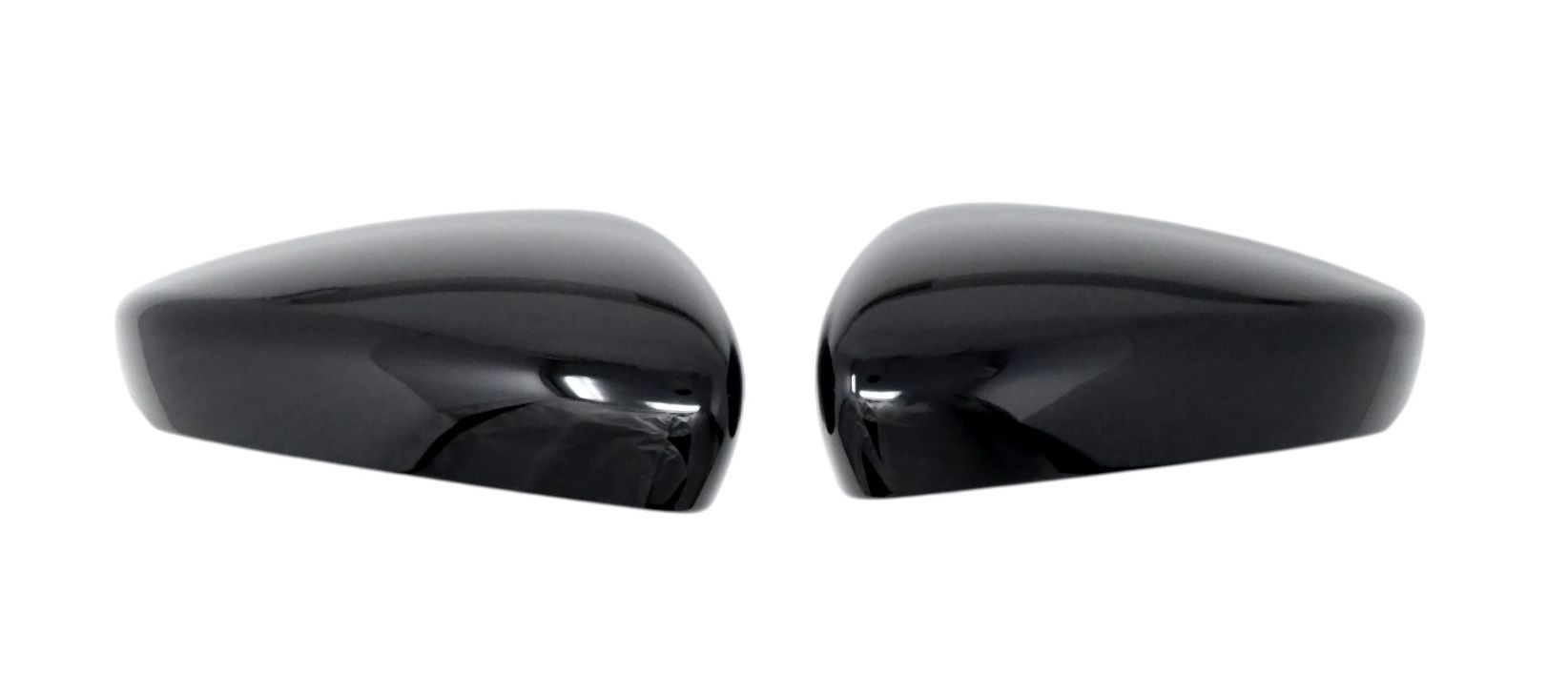 20-25 Mazda 3 2 Piece W/ or W/O Turn Signal Top Gloss Black Tape-on Mirror Cover
