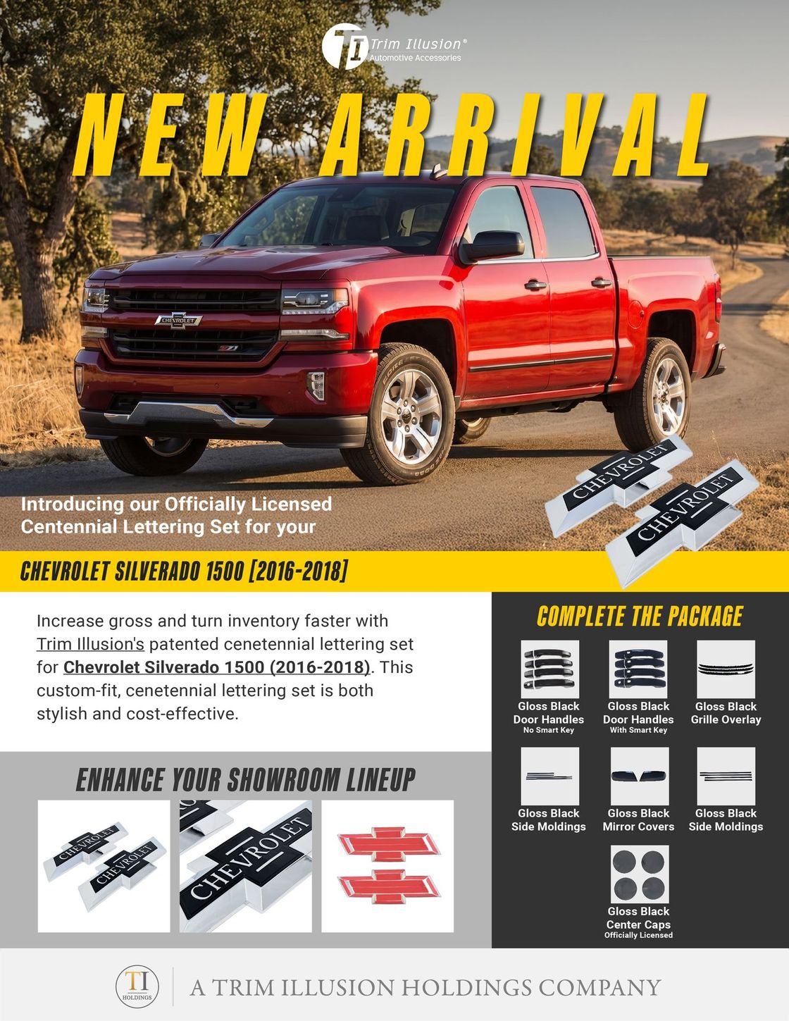 CBT6721-6714BLK (Chevrolet Silverado 1500) New Arrival Flyer