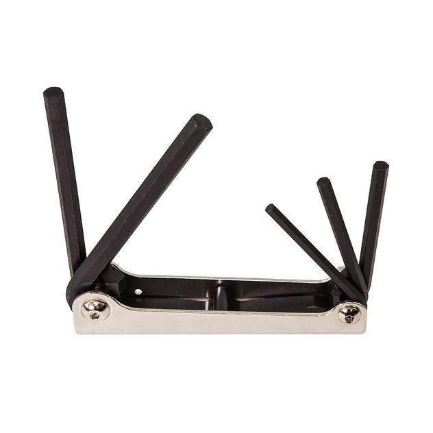 Klein Tools 70580 – <p>Folding Hex Key Set, 6-Key, Metric