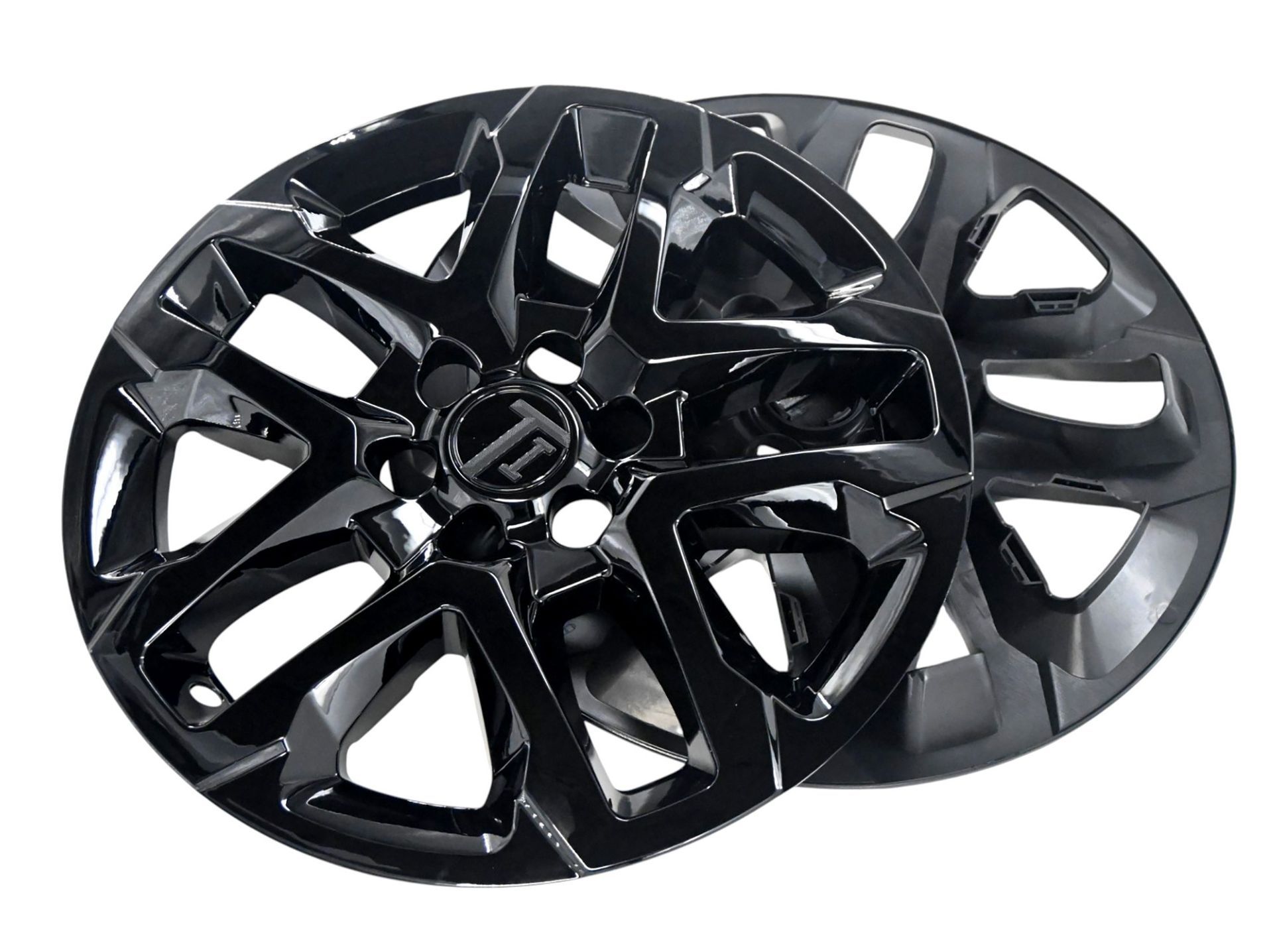 18-23 Chevrolet Traverse 8 Piece Gloss Black Snap-on Wheel Skin Set