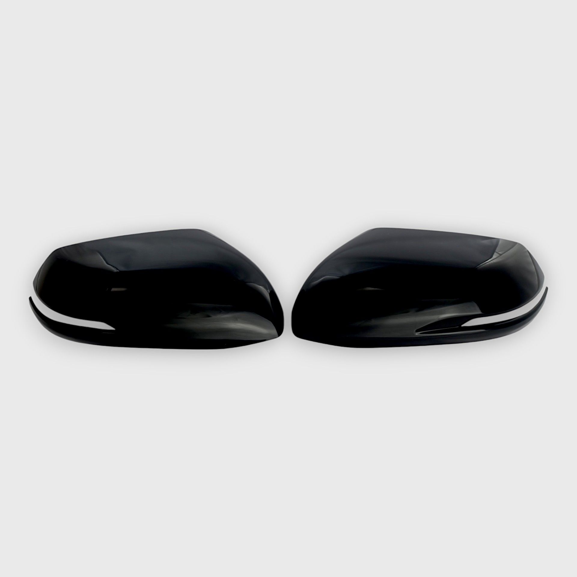 17-22 Honda CR-V, 19-22 Honda HR-V 2 Piece With Turn Signal Top Gloss Black Tape-on Mirror Cover