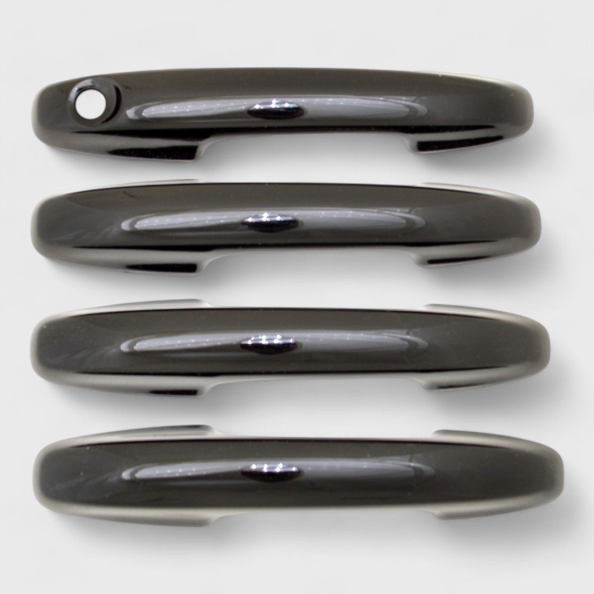20-26 Ford Escape Works over Keyless Sensors 4 Piece Gloss Black Snap-on W/Tape Patented Door Handle Cover