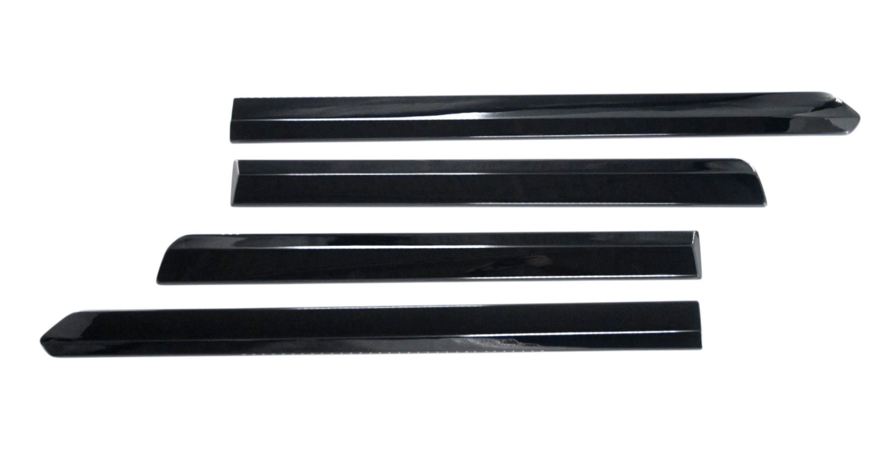 24-26 Toyota Tacoma 4 PCS Gloss Black Tape-on Door Molding Set OVERLAY