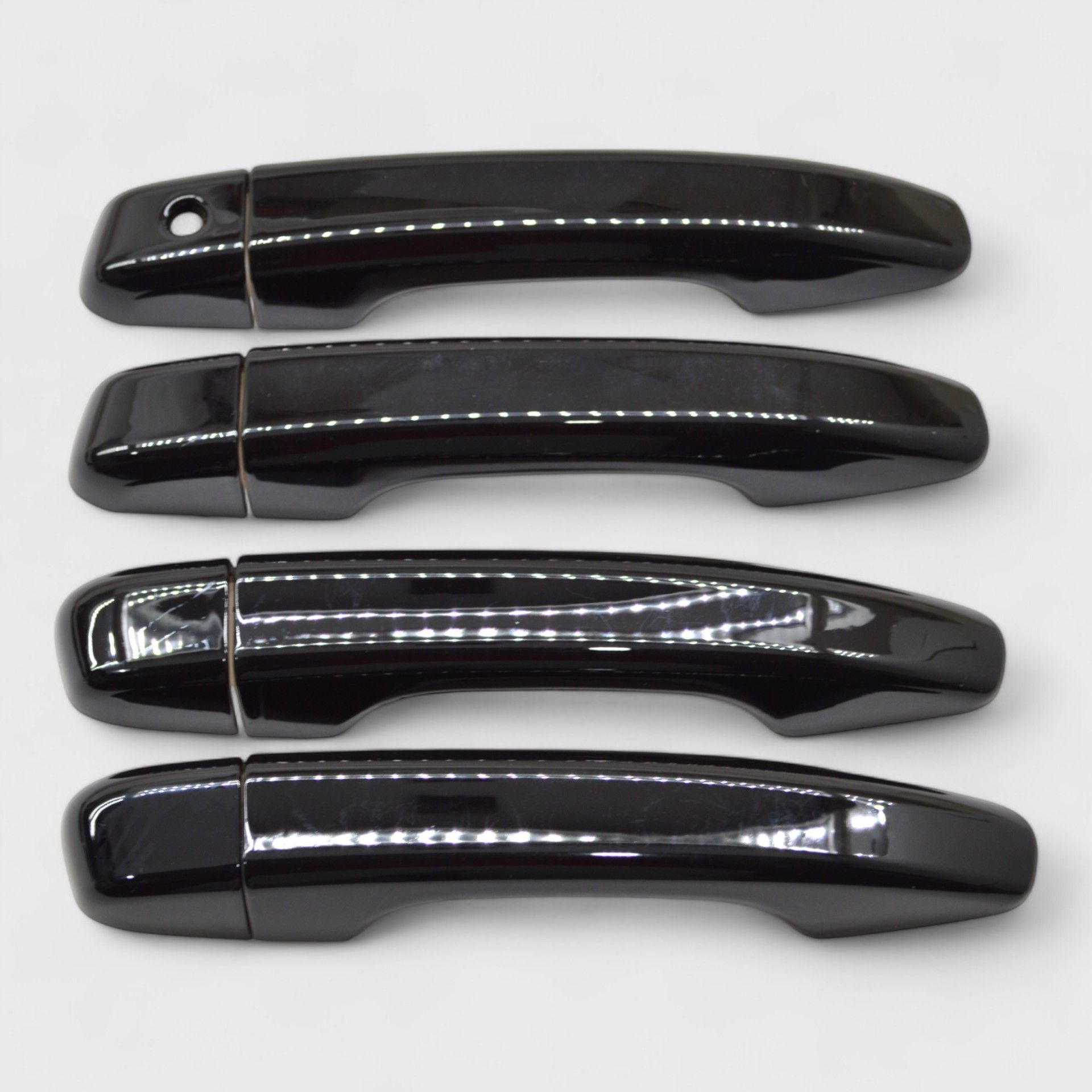 18-23 Honda Accord, 19-22 Honda Insight No Smart Key 8 Piece Gloss Black Snap-on W/Tape Patented Door Handle Cover