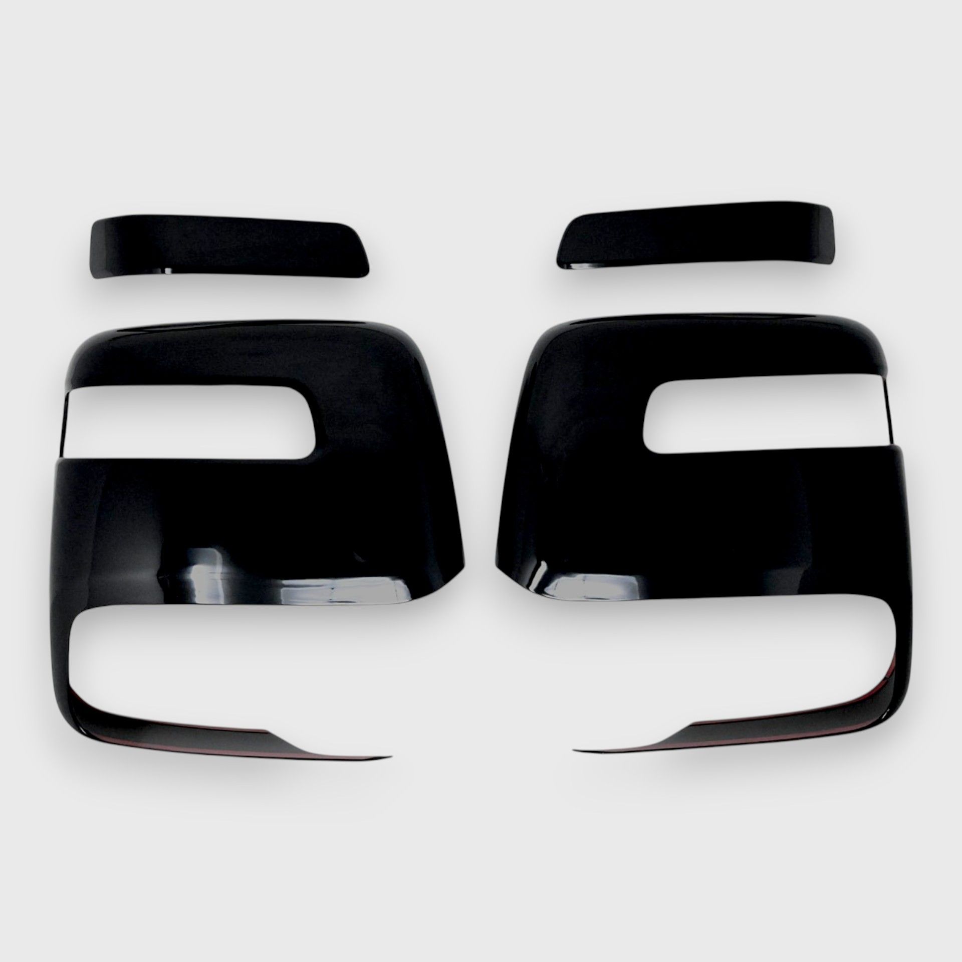 23-26 Ram 3500/2500 4 Piece W/ or W/O Turn Signal Full Gloss Black Tape-on Mirror Cover