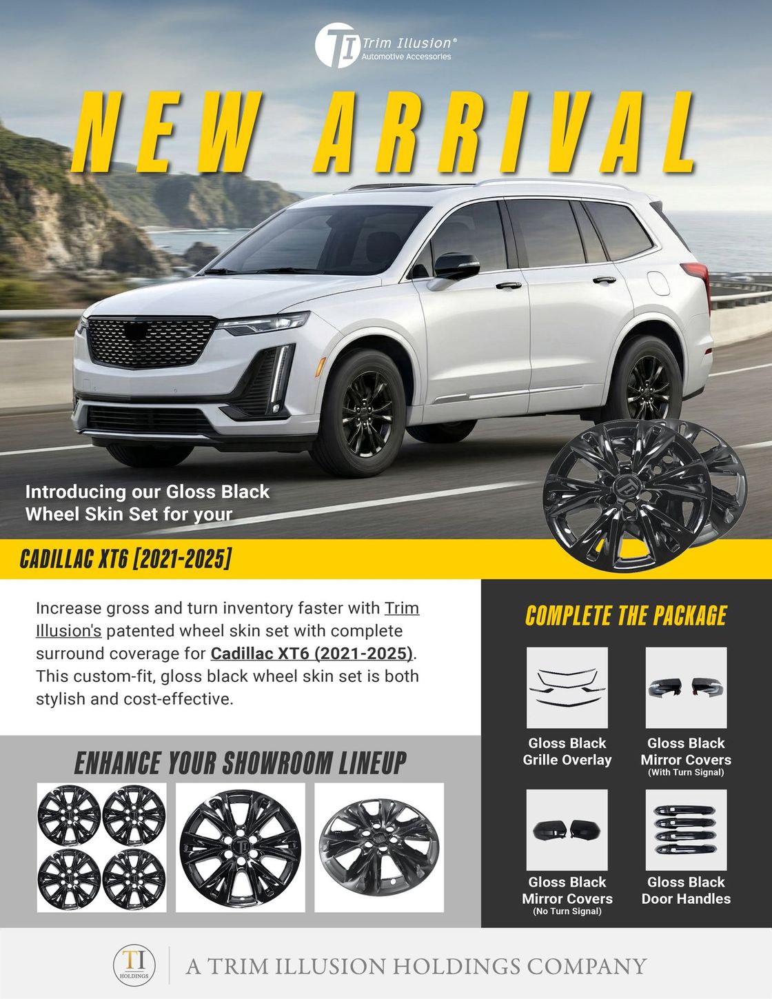 WSK708-18BLK (Cadillac XT6) New Arrival Flyer