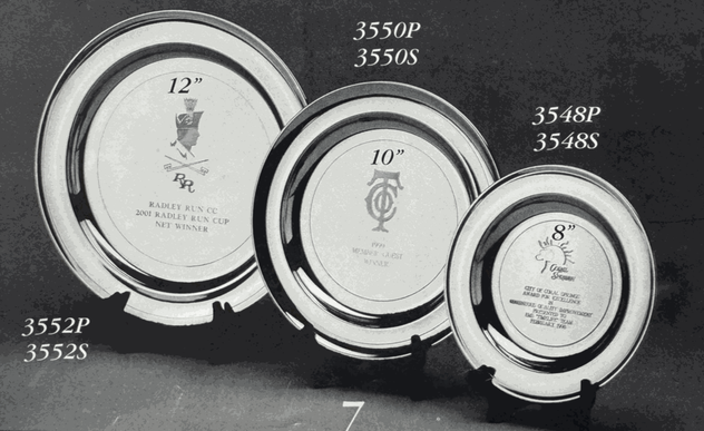 Williamsburg Pewter Award Tray Engravable