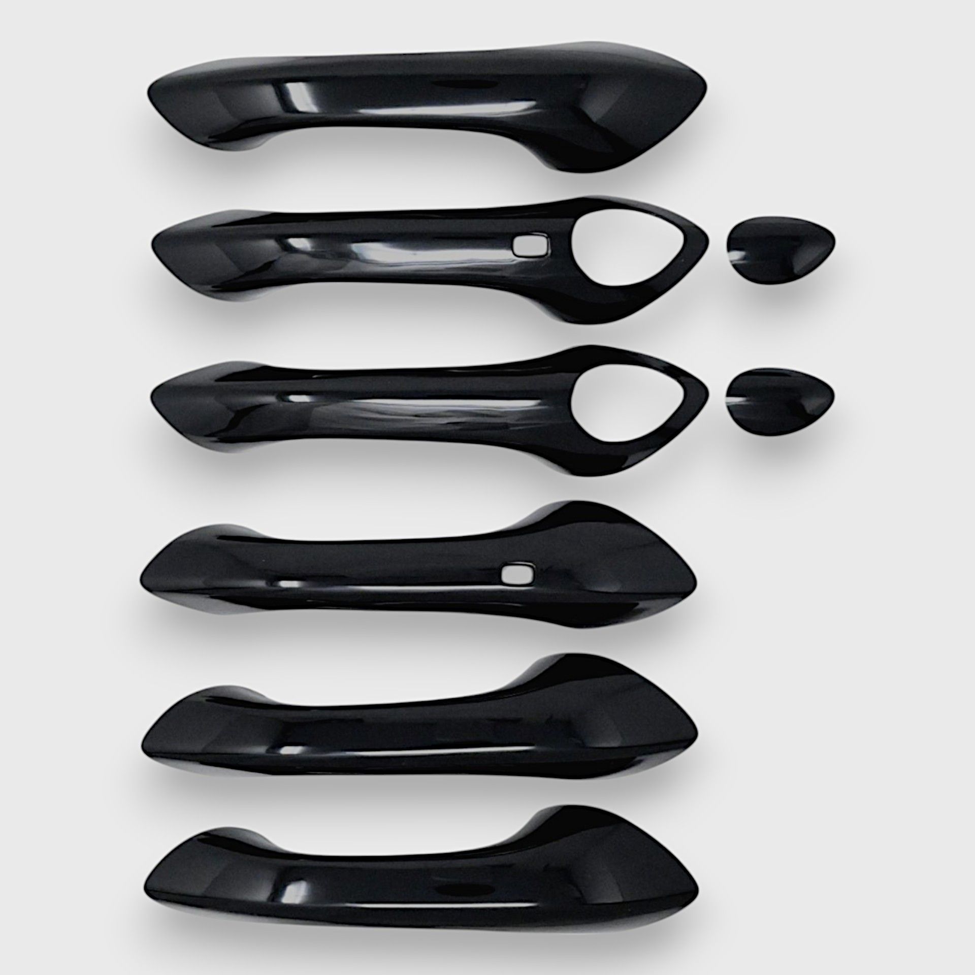 24-26 Chevrolet Trax, 24-26 Buick Envista W/ or W/O Smart Key 7 Piece Gloss Black Snap-on W/Tape Patented Door Handle Cover