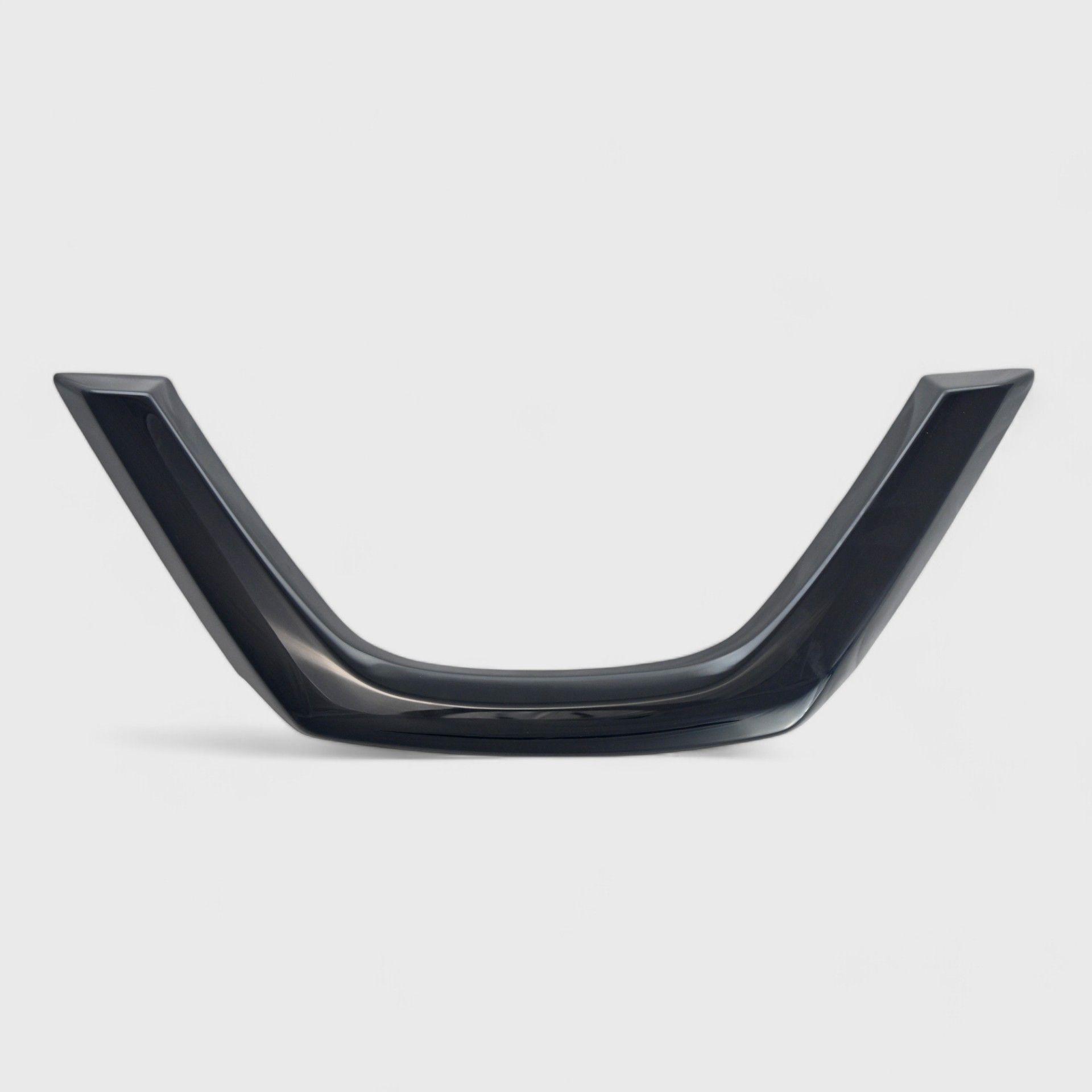 17-19 Nissan Rogue Sport 1 Piece Gloss Black Tape-on Grille Overlay