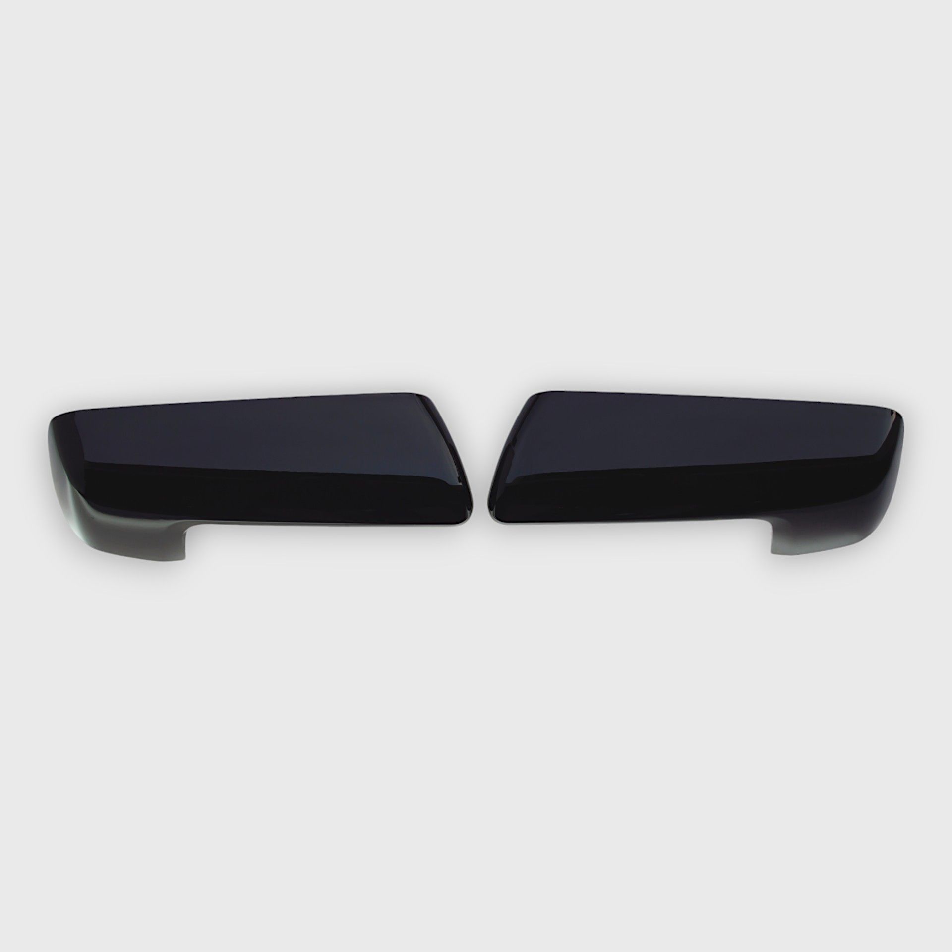 19-26 Chevrolet Silverado 1500, 19-26 GMC Sierra 1500 2 Piece Top Gloss Black Replacement Mirror Cover