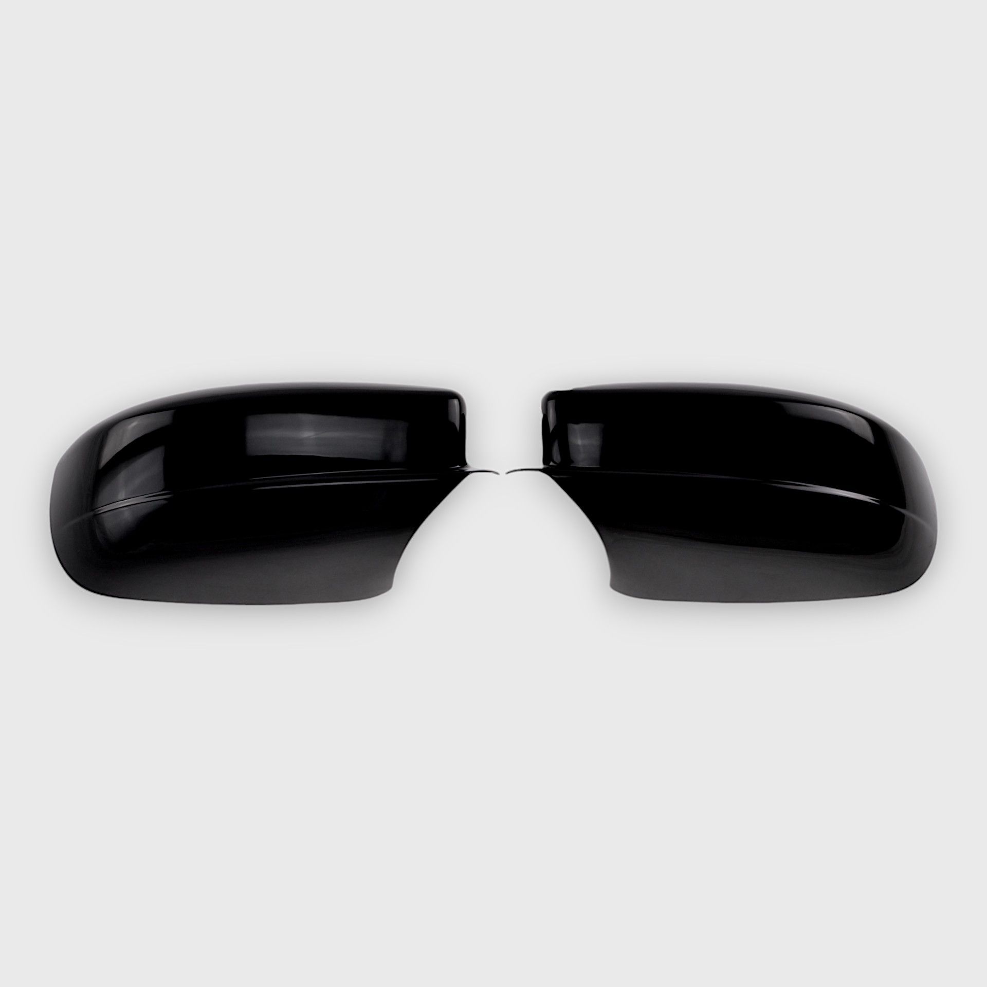11-14 Chrysler 200, 11-23 Chrysler 300, 11-23 Dodge Charger 2 Piece No Turn Signal Full Gloss Black Tape-on Mirror Cover