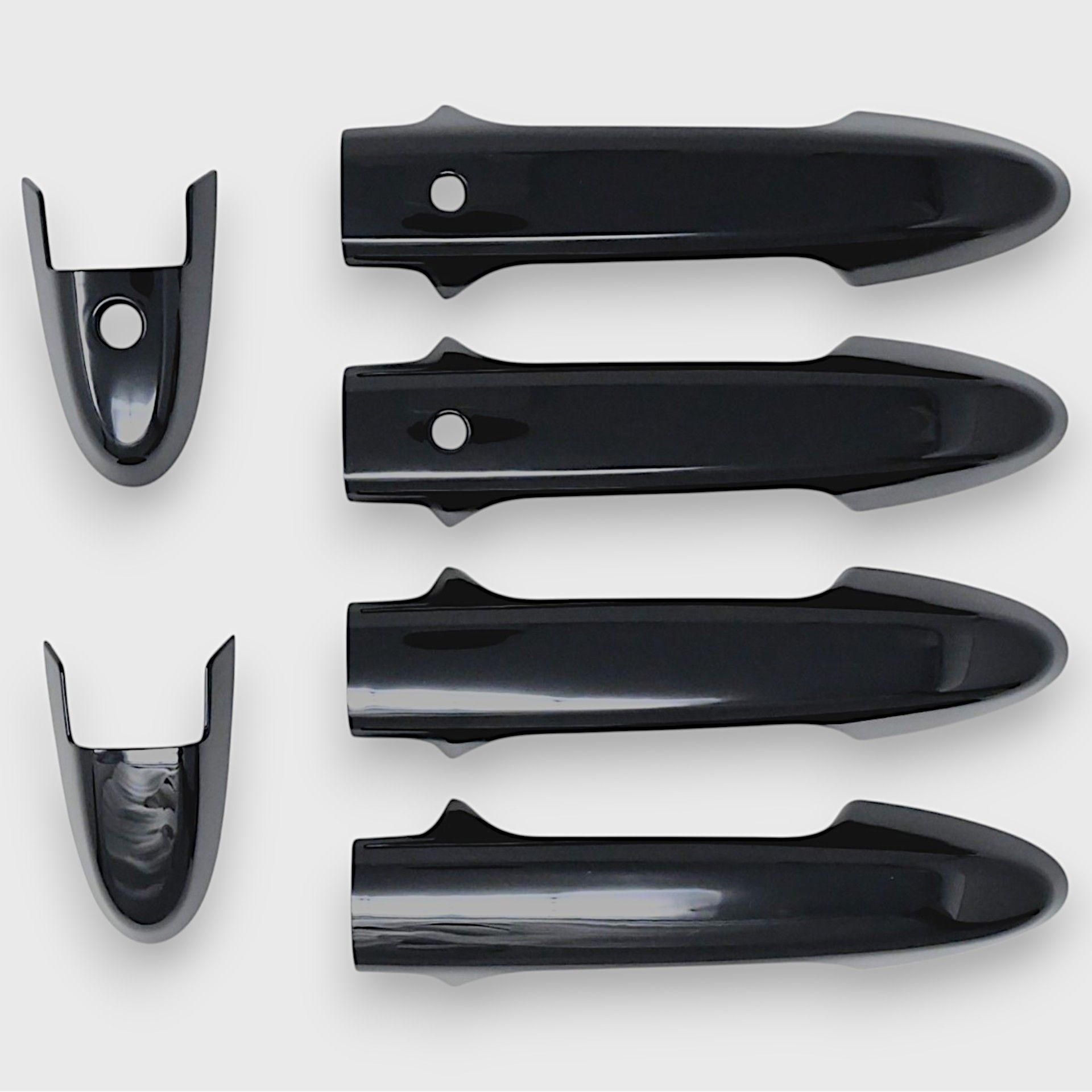 19-22 Honda HR-V W/ or W/O Smart Key 6 Piece Gloss Black Snap-on W/Tape Patented Door Handle Cover