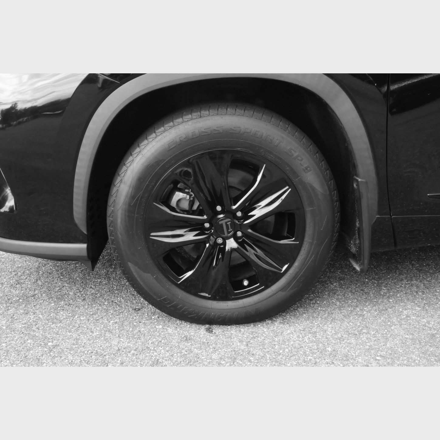 WSK703-18BLK Gloss Black Wheel Skin Set for 20-26 Toyota