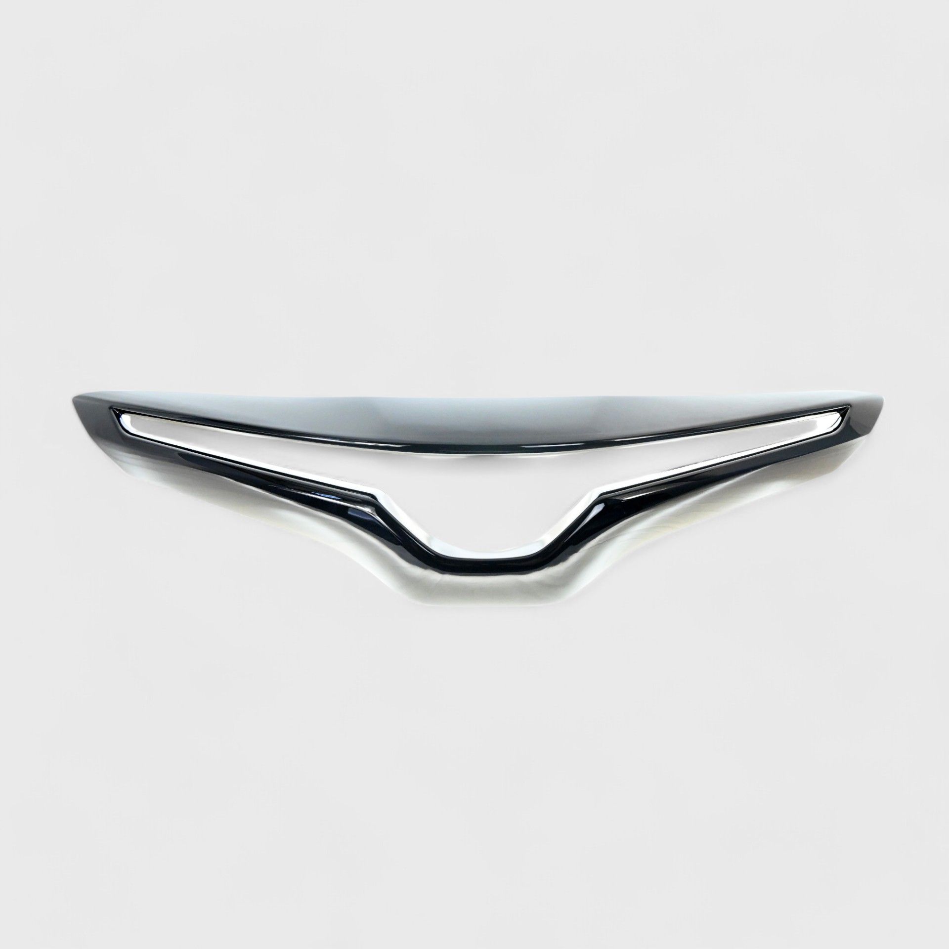 18-24 Toyota Camry SE/XSE/Hyrbid SE Does not fit grille with Camera 1 Piece Gloss Black Tape-on Grille Overlay