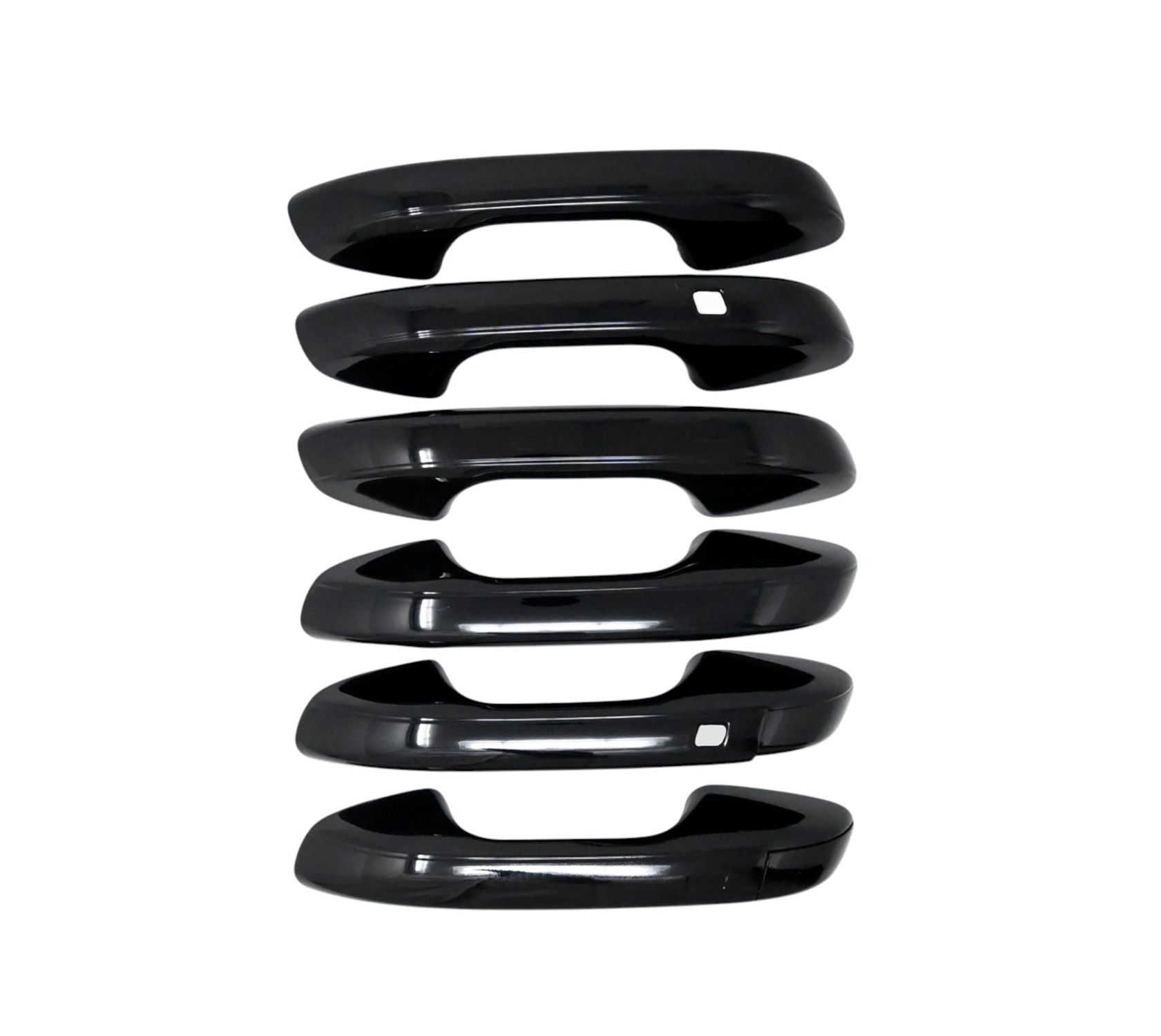 22-25 Kia Telluride, 23-26 Kia Sorento W/ Smart Key button or Keyless Sensor 8 Piece Gloss Black Snap-on W/Tape Exterior Door Handle