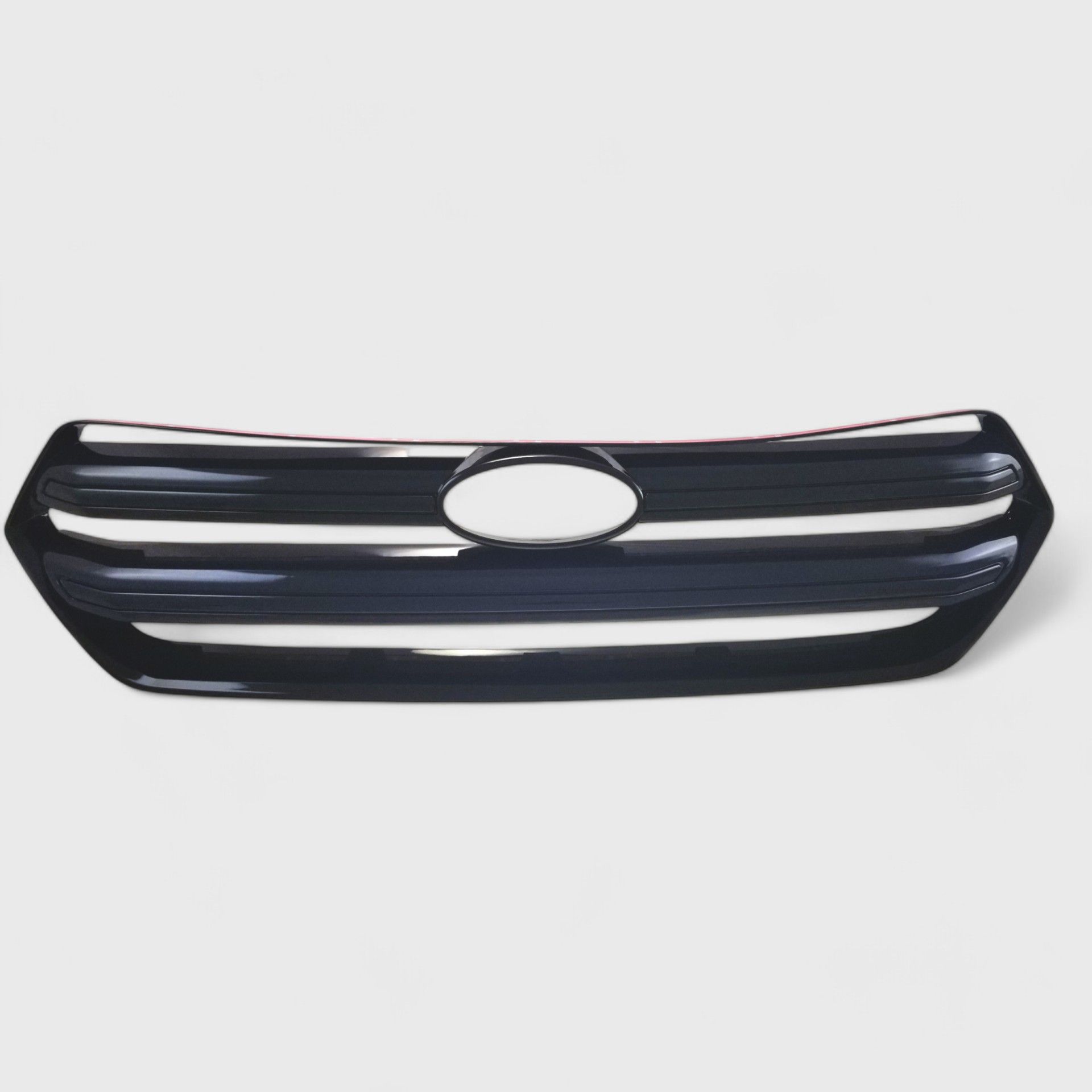 17-19 Ford Escape 1 Piece Gloss Black Tape-on Grille Overlay
