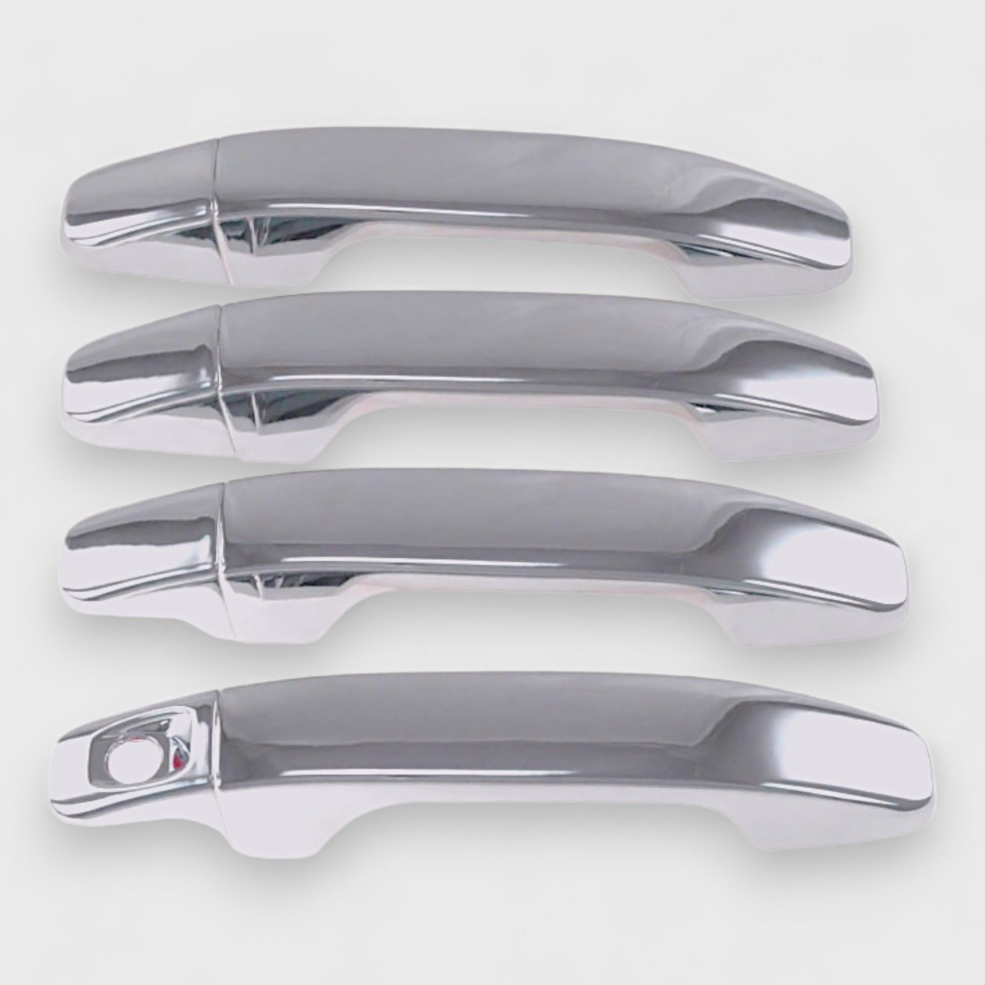 15-22 Chevrolet Colorado, 15-22 GMC Canyon No Smart Key 8 Piece Chrome Snap-on W/Tape Patented Door Handle Cover
