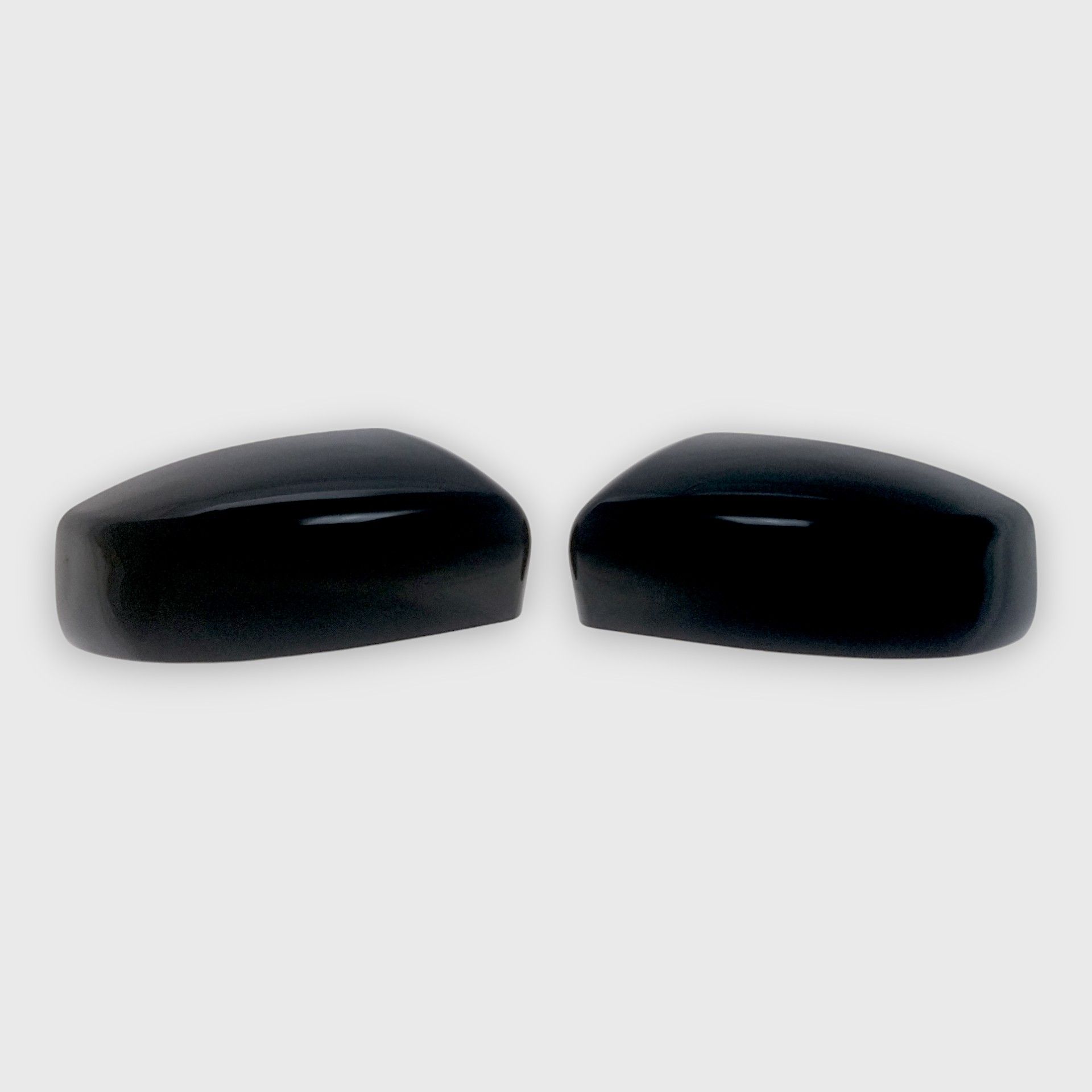 13-19 Nissan Sentra, 16-23 Nissan Maxima 2 Piece Top Gloss Black Tape-on Mirror Cover