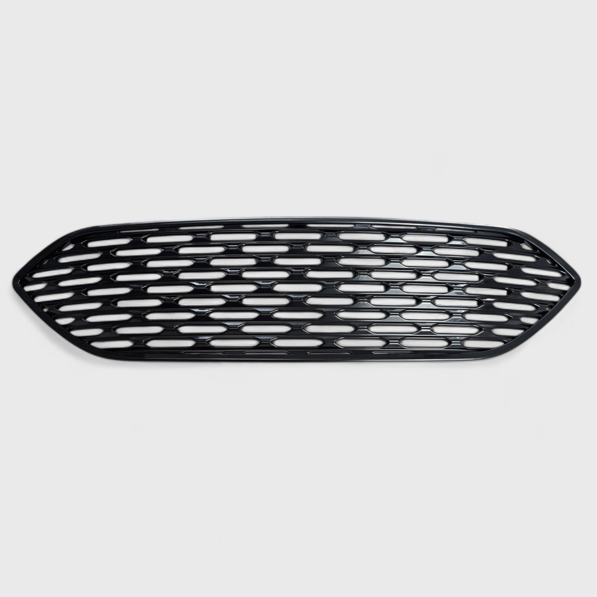 20-22 Ford Escape S/SEL/SE-Hybrid (No SE) 1 Piece Gloss Black Snap-on W/Tape Grille Overlay