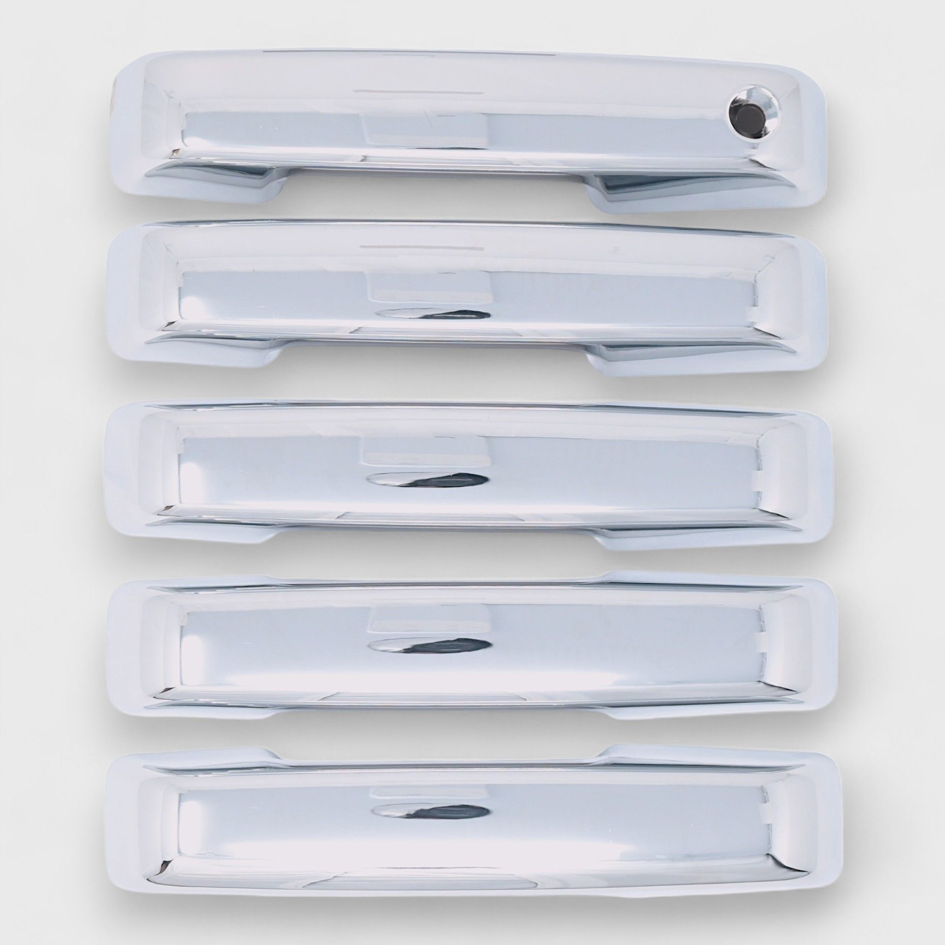 21-25 Ford Bronco No Smart Key 5 Piece Chrome Snap-on W/Tape Patented Door Handle Cover