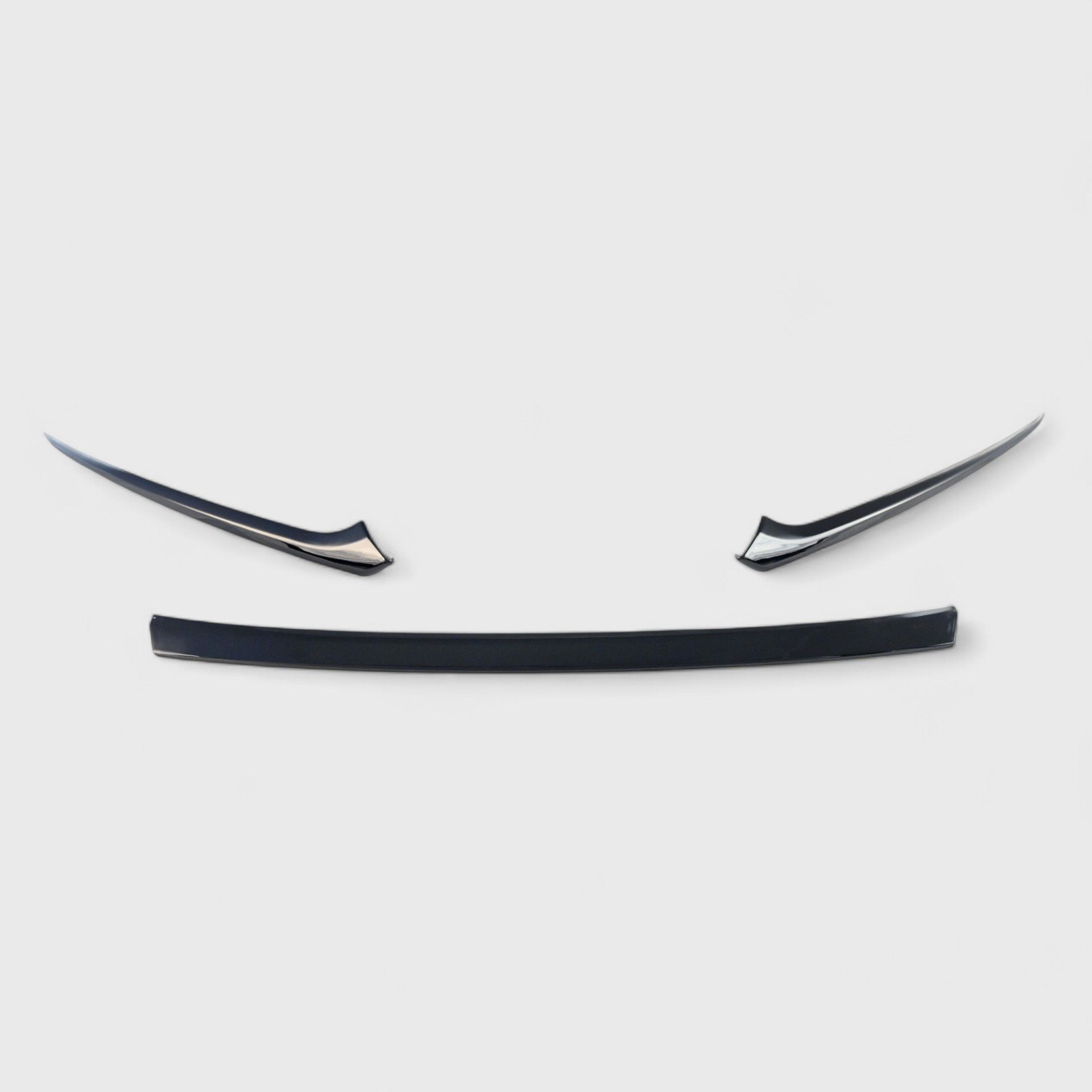 23-26 Honda CR-V 3 Piece Gloss Black Tape-on Grille Overlay