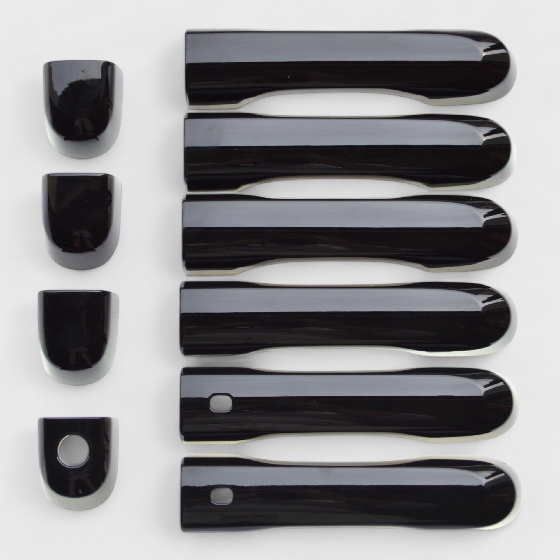 15-24 Jeep Renegade W/ or W/O Smart Key 10 Piece Gloss Black Tape-on Patented Door Handle Cover