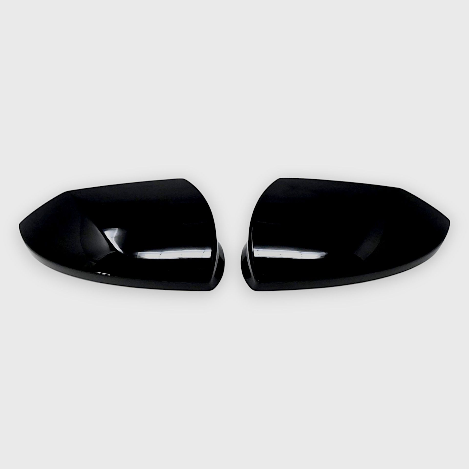 21-26 Hyundai Elantra 2 Piece No Turn Signal Top Gloss Black Tape-on Mirror Cover