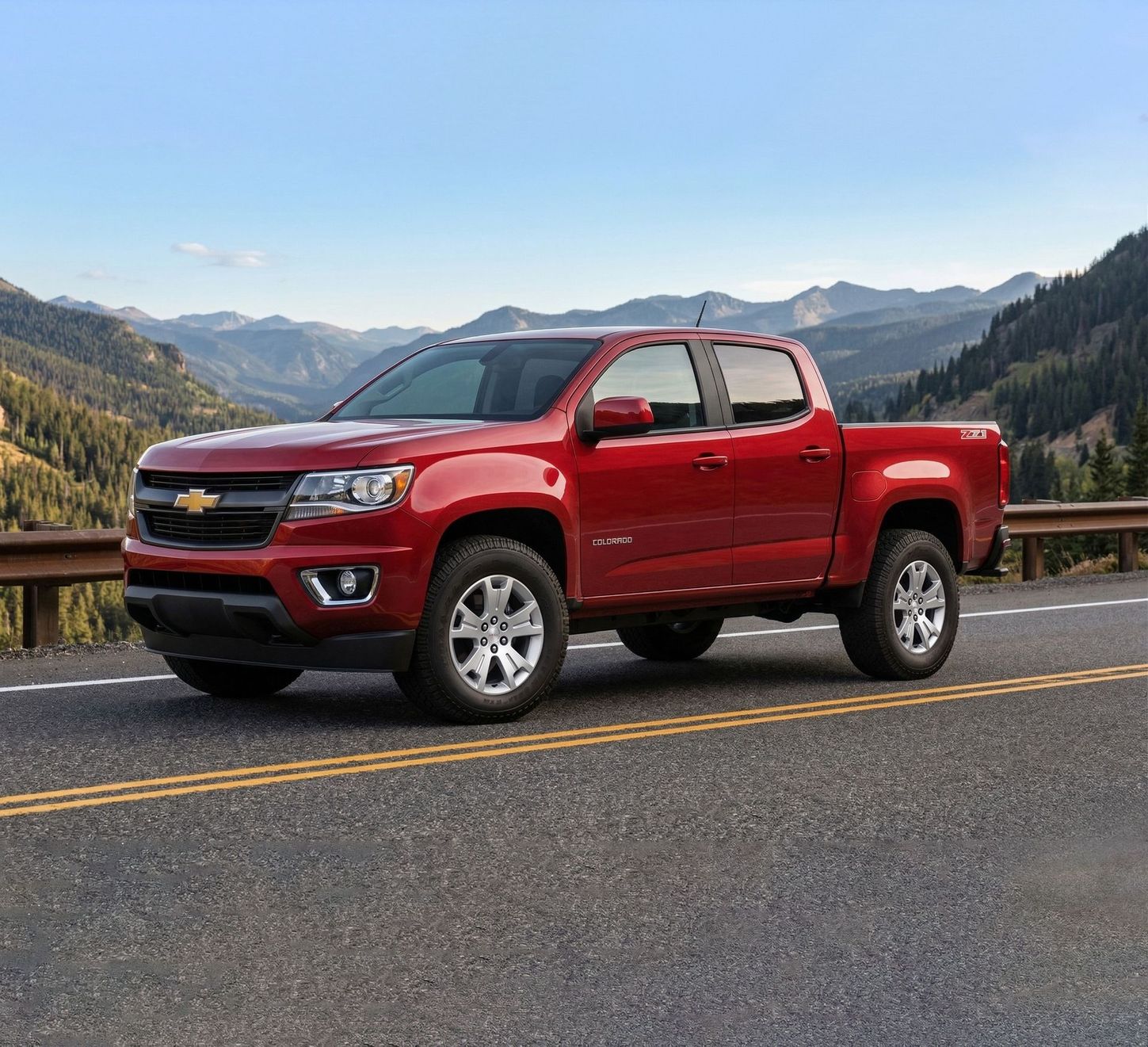 Chevrolet Colorado (2015-2020) WSK865-17BLK ABS6587BLK DH6243BLK MC6247BLK CBT6721-6714BLK CCAP6808BLK Before