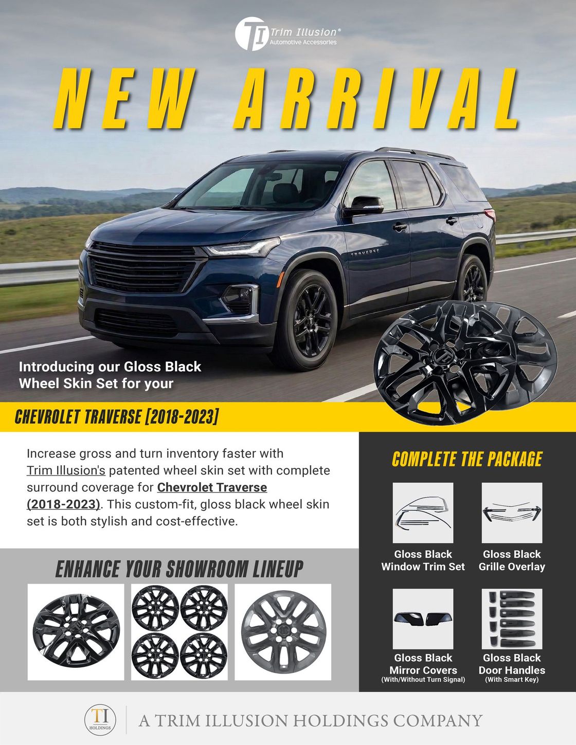 WSK755-18BLK (Chevrolet Traverse 22-23) New Arrival Flyer