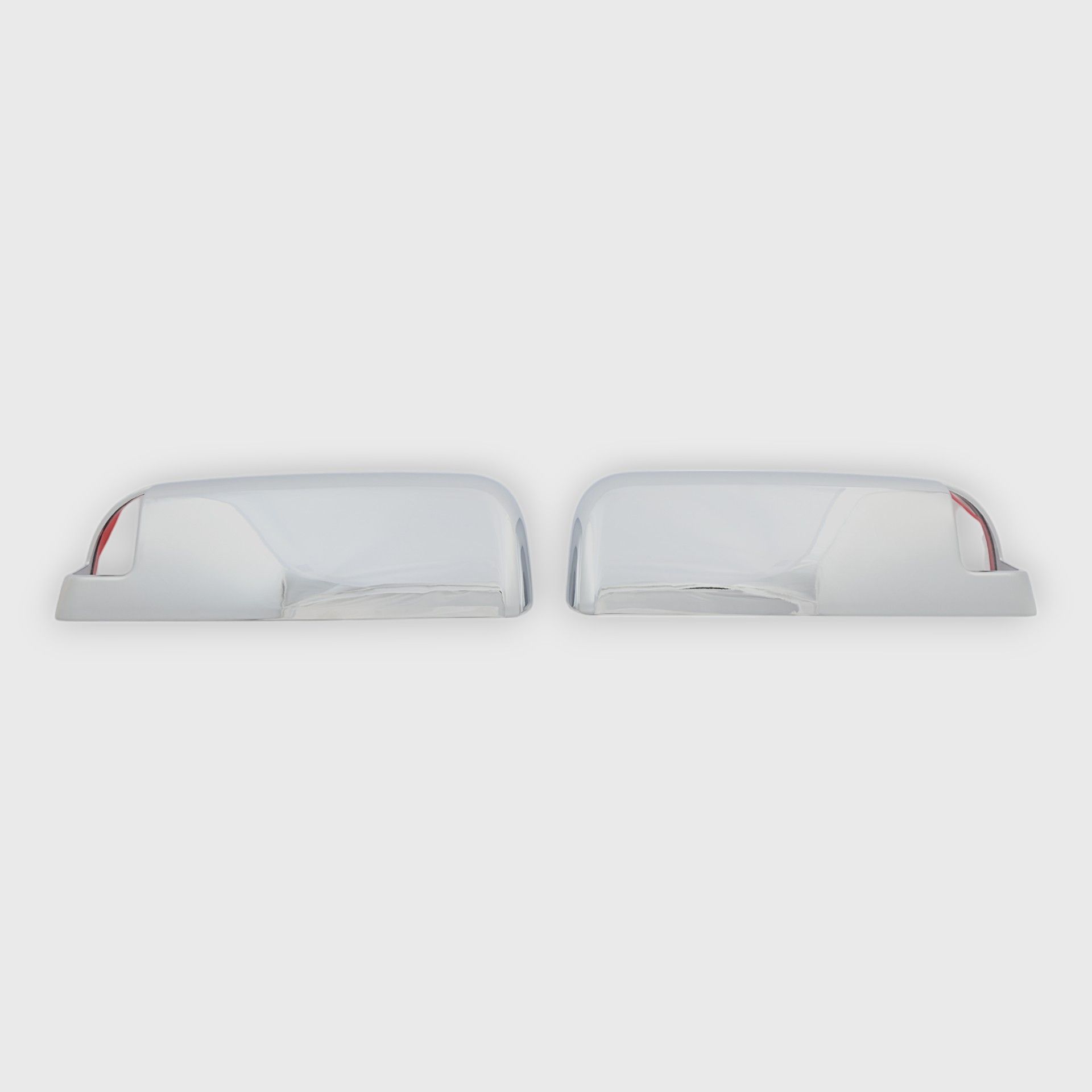 2010 Dodge Ram 2500/Ram 3500, 11-22 Ram 2500/3500 Non-Tow Style 2 Piece With Turn Signal Top Chrome Tape-on Mirror Cover