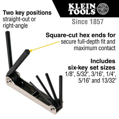 売上実績NO.1 Tools Klein 70580 Metric 6-Key, Set, Key Hex <p>Folding – ミュージシャン
