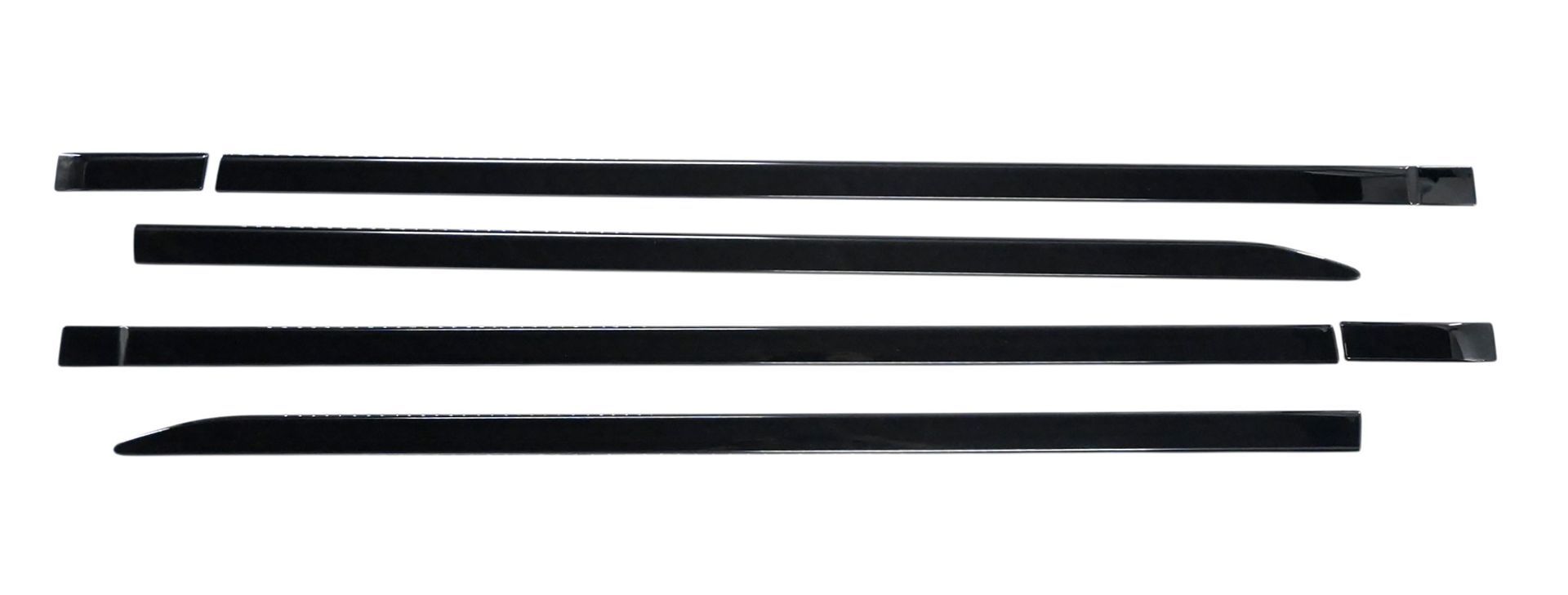 19-26 Ram 1500 Crew Cab 6 Piece Gloss Black Tape-on Door Molding Set